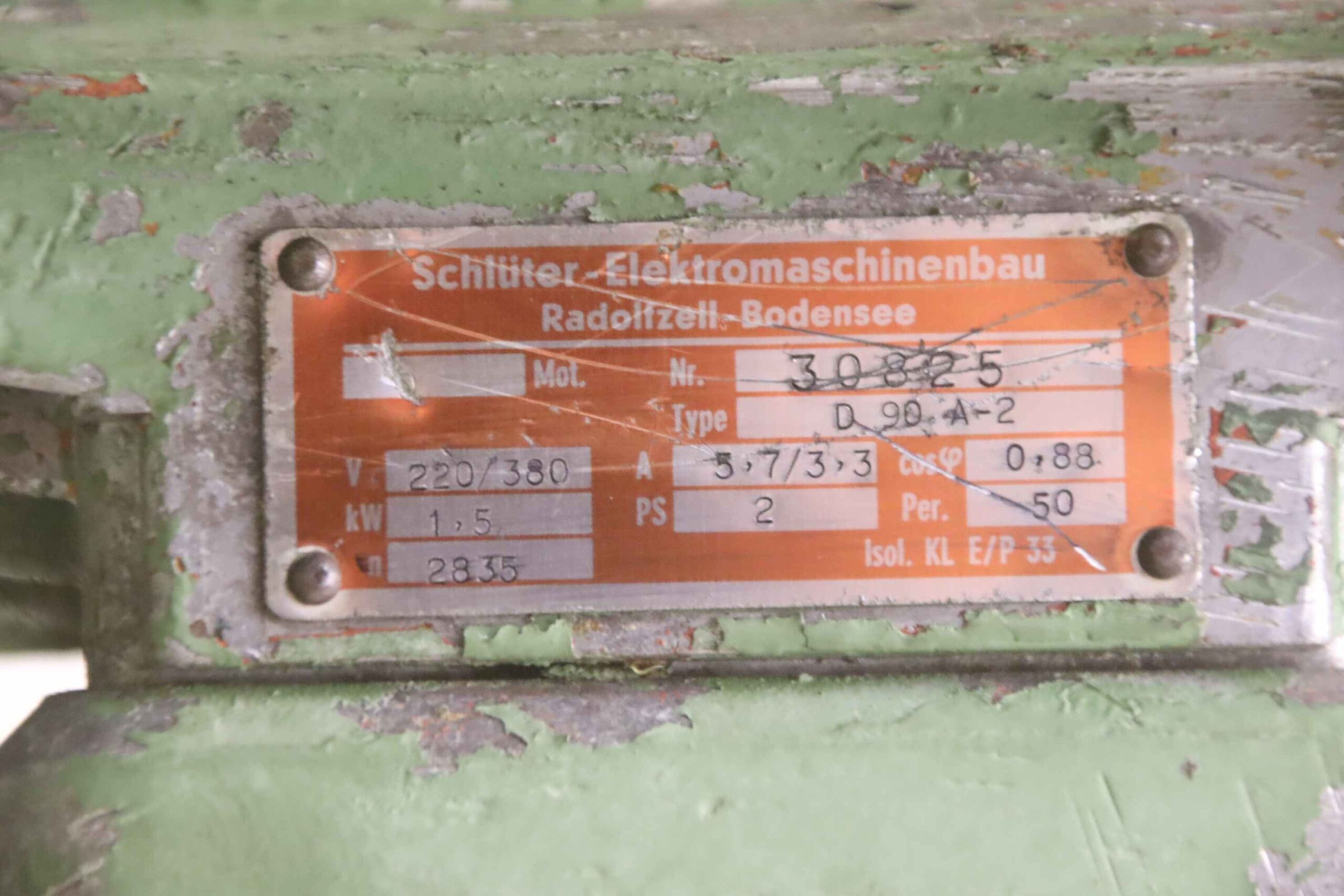 Kühlwasserpumpe 1,5 kw von Schlüter - mit Behälter – Bild 7