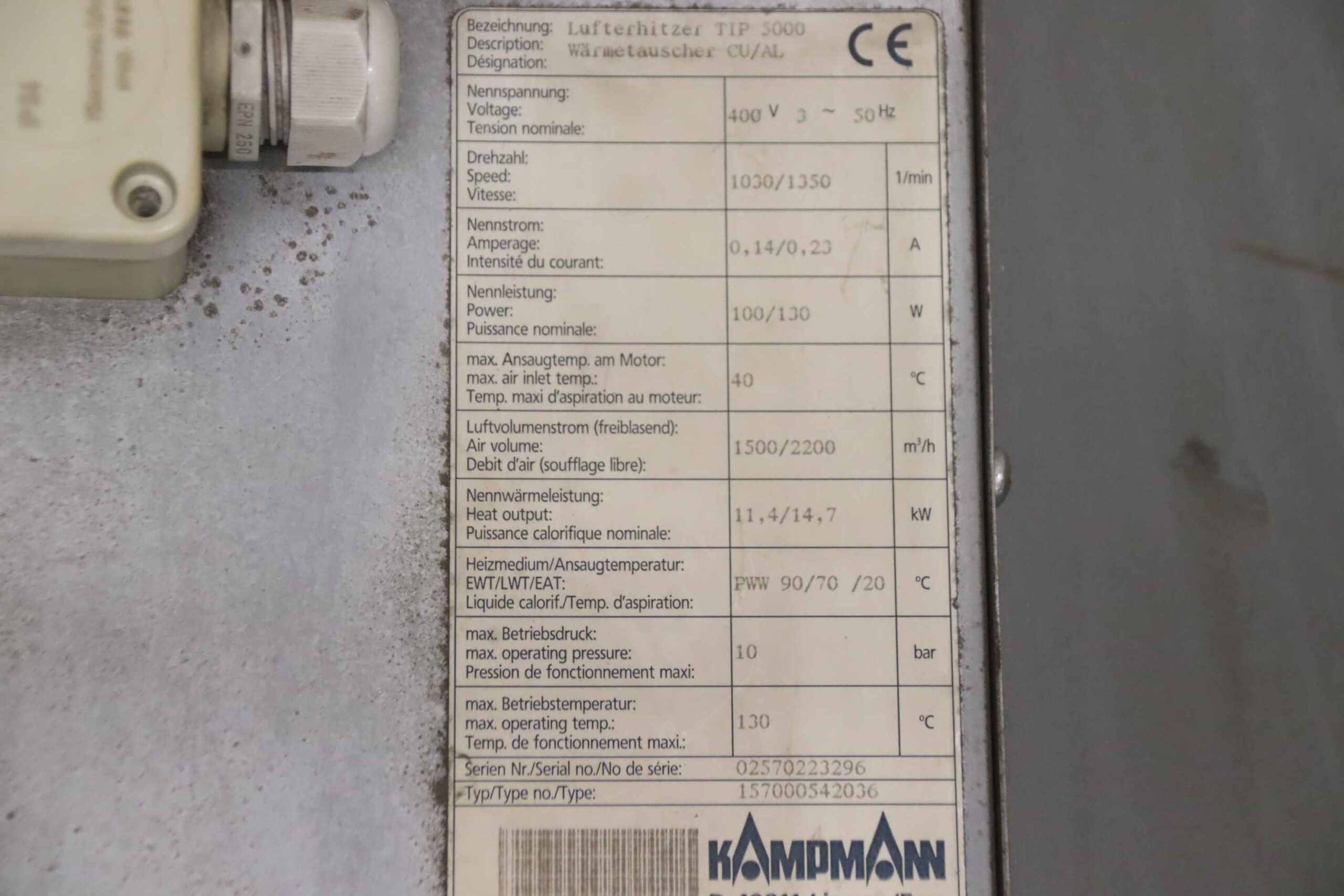 Hallenheizung von Kampmann - Tip 5000 2-Stufen 157000573036 – Bild 4
