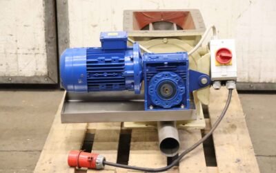 Zellenradschleuse 1,5 kW 37 U/min von Tecom Modena - PST 28 D  8 flügelig – Bild 10