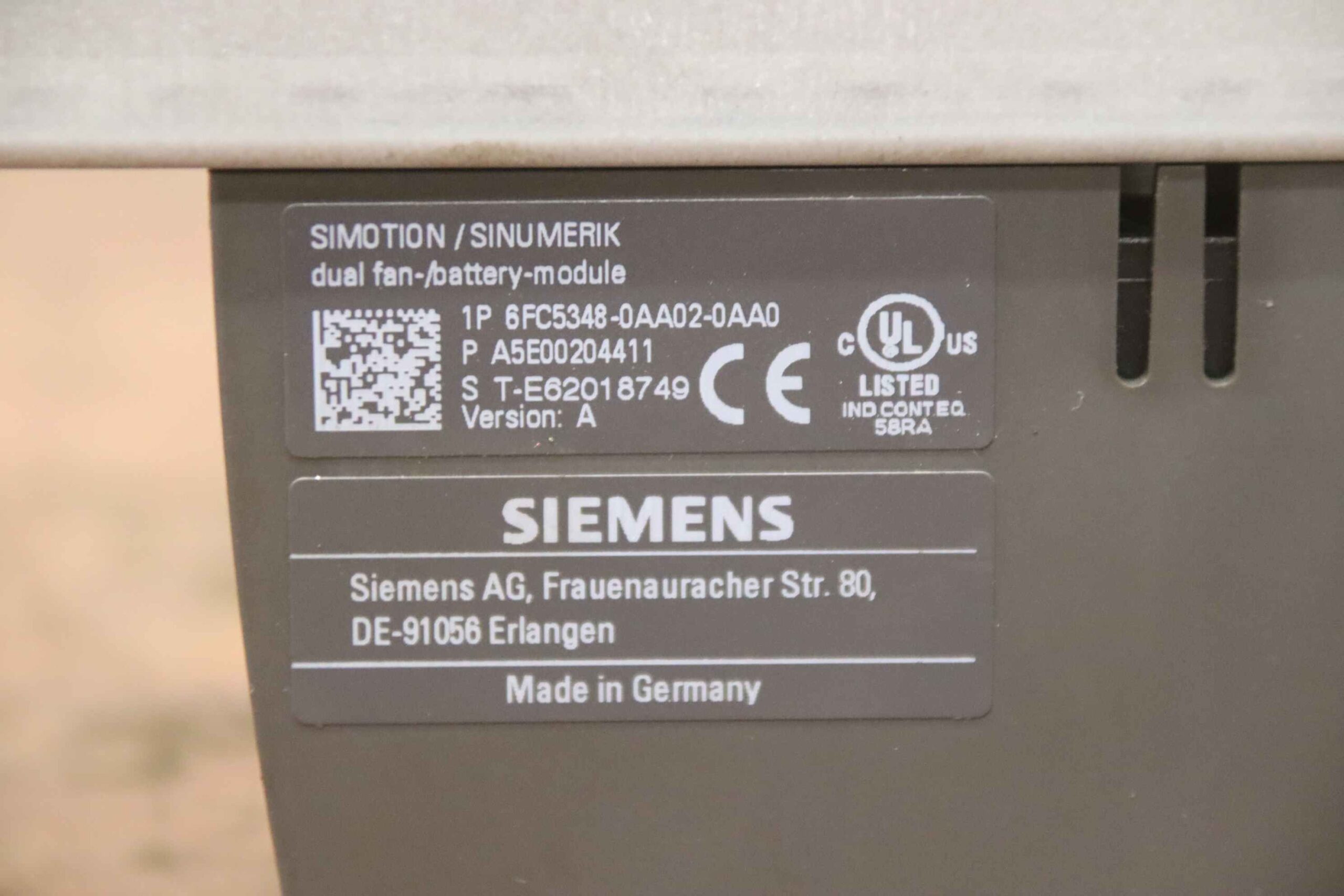 CNC Steuerung von Siemens - Sinumerik 840D sl 6FC5348 6FC5372 – Bild 6
