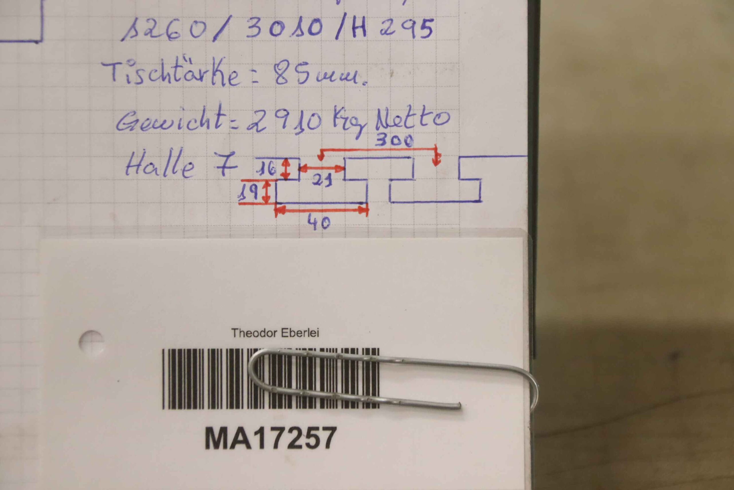 Aufspannplatte mit T Nut von unbekannt - 3010/1260/H295 mm – Bild 14