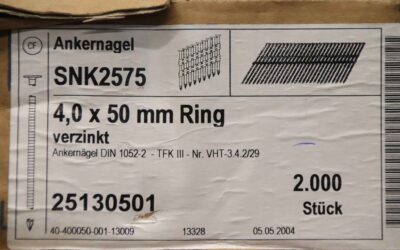 Streifennägel Ankernägel 6 Karton von Collated Fasteners - SNK2575 4,0 x 50 mm – Bild 4