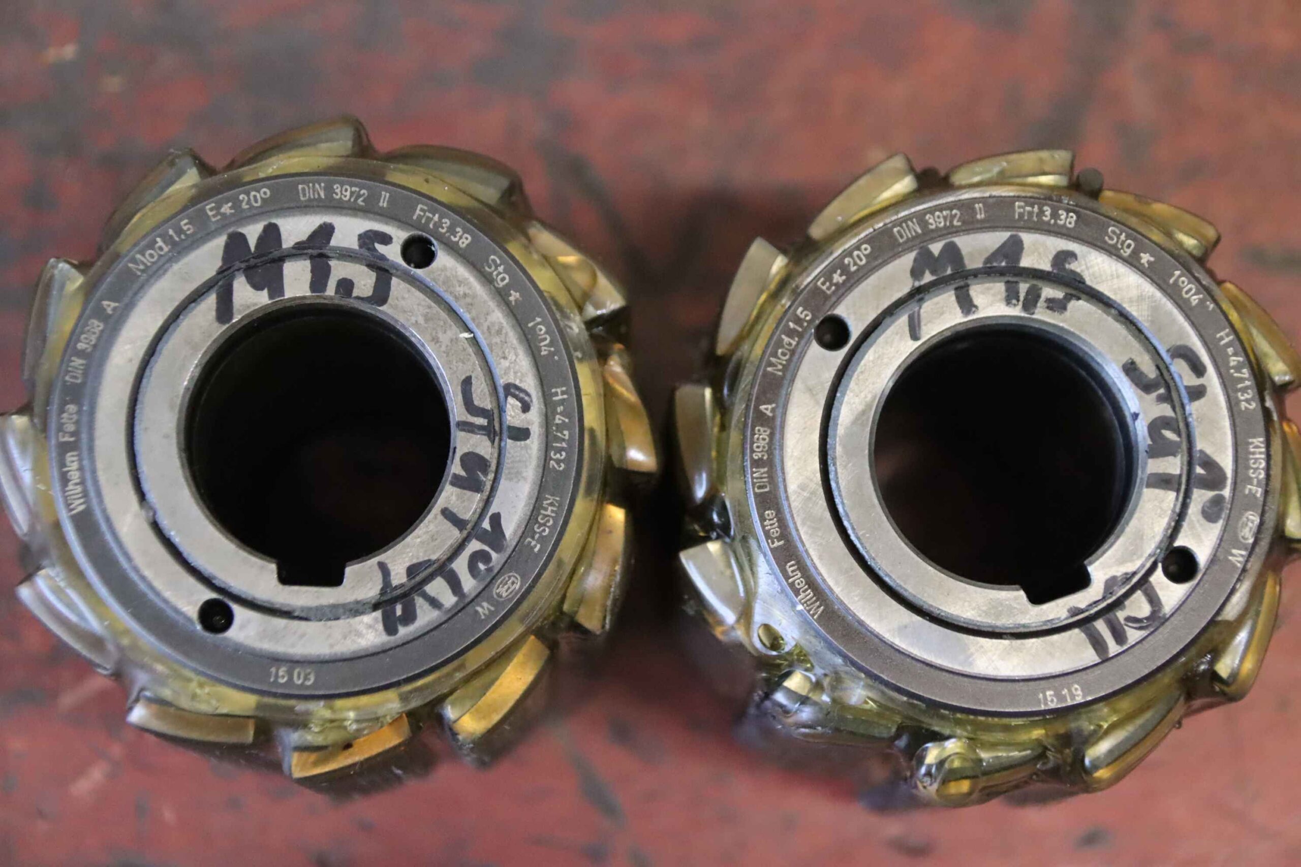 Modulfräser Wälzfräser 3 Stück von Fette - Mod.1,5 EW 20° – Bild 5