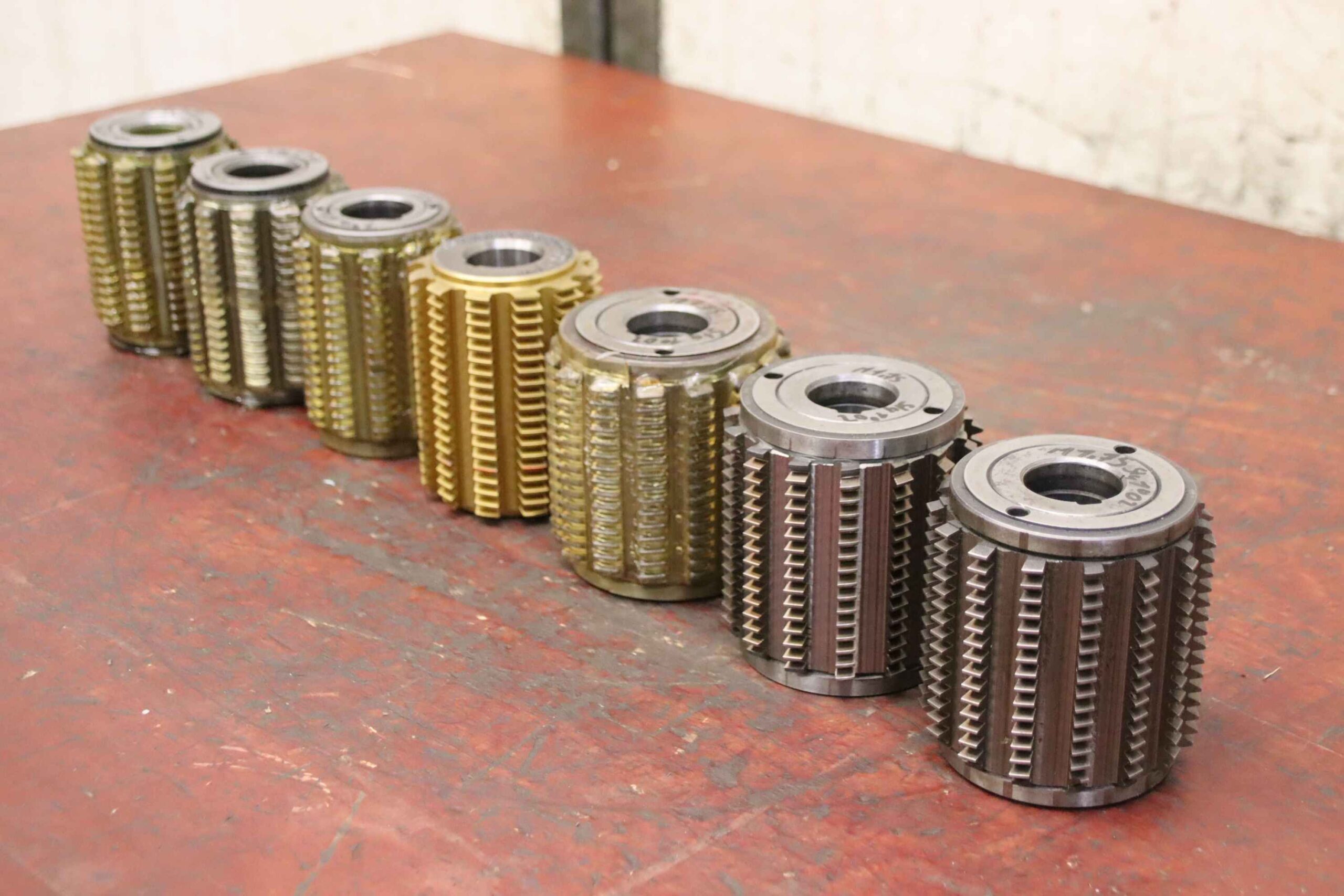 Modulfräser Wälzfräser 7 Stück von Fette - Mod.1,75 EW 20°