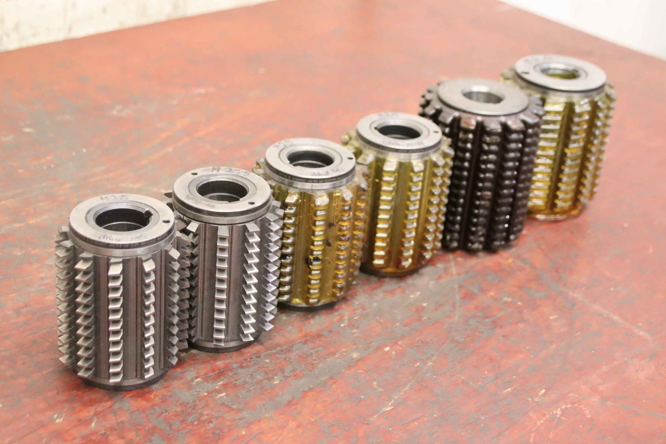 Modulfräser Wälzfräser 6 Stück von Fette - Mod.2,5 R1 EW 20° – Bild 3