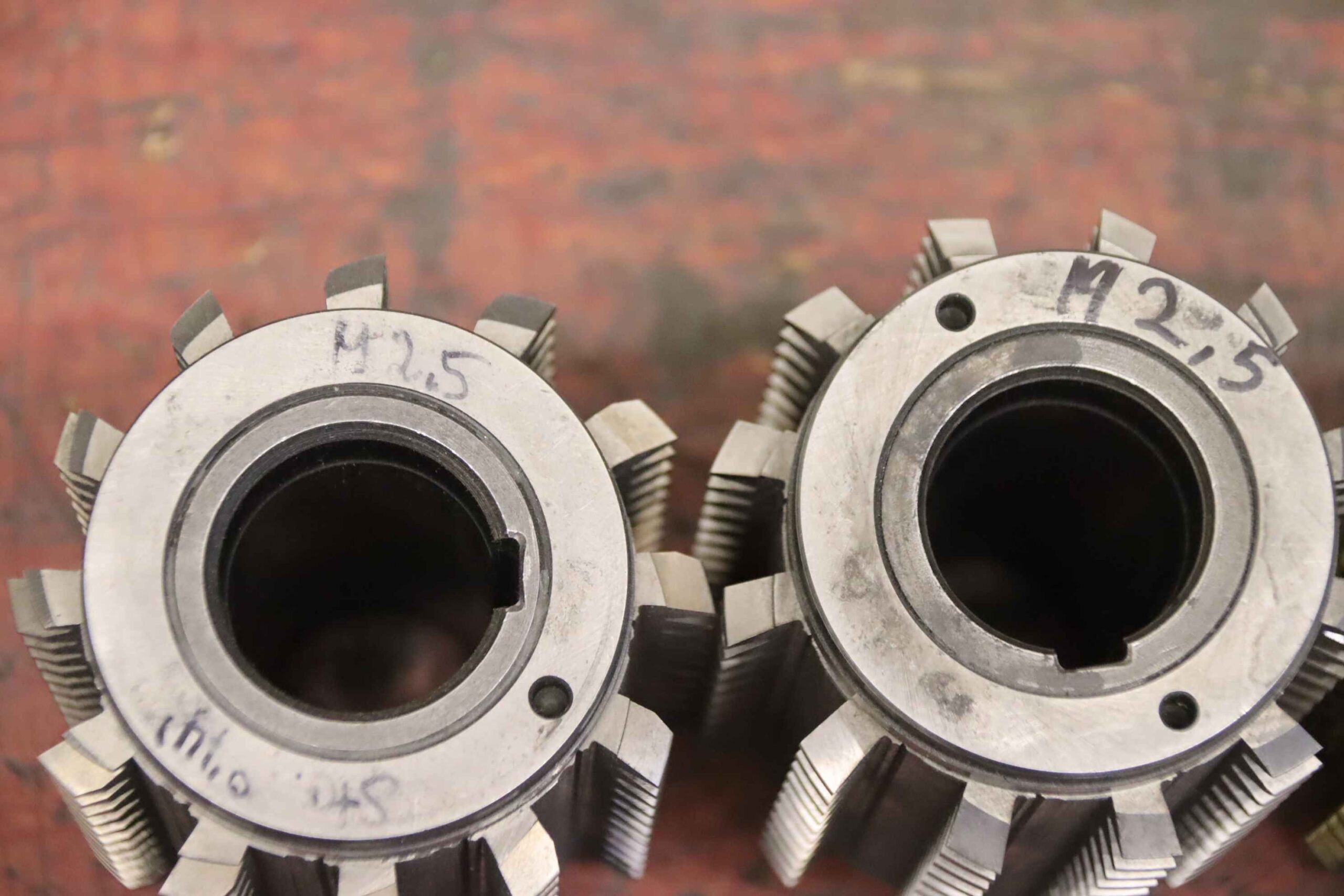 Modulfräser Wälzfräser 6 Stück von Fette - Mod.2,5 R1 EW 20° – Bild 4