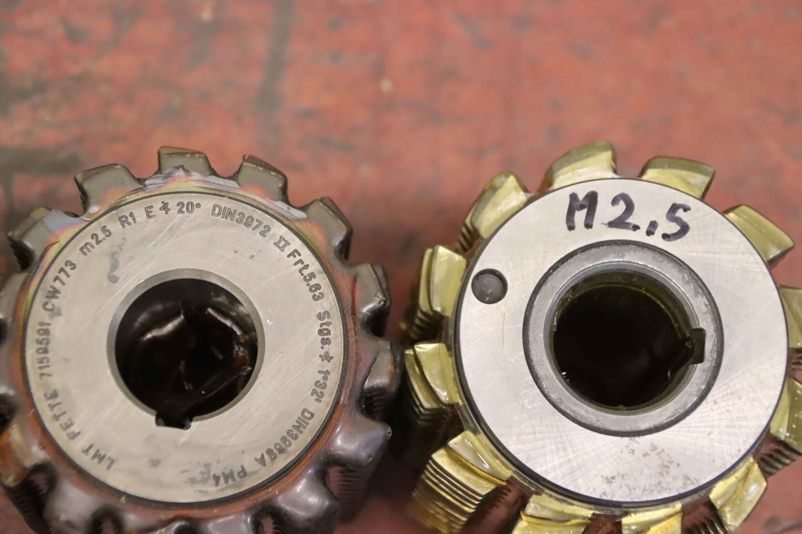 Modulfräser Wälzfräser 6 Stück von Fette - Mod.2,5 R1 EW 20° – Bild 6