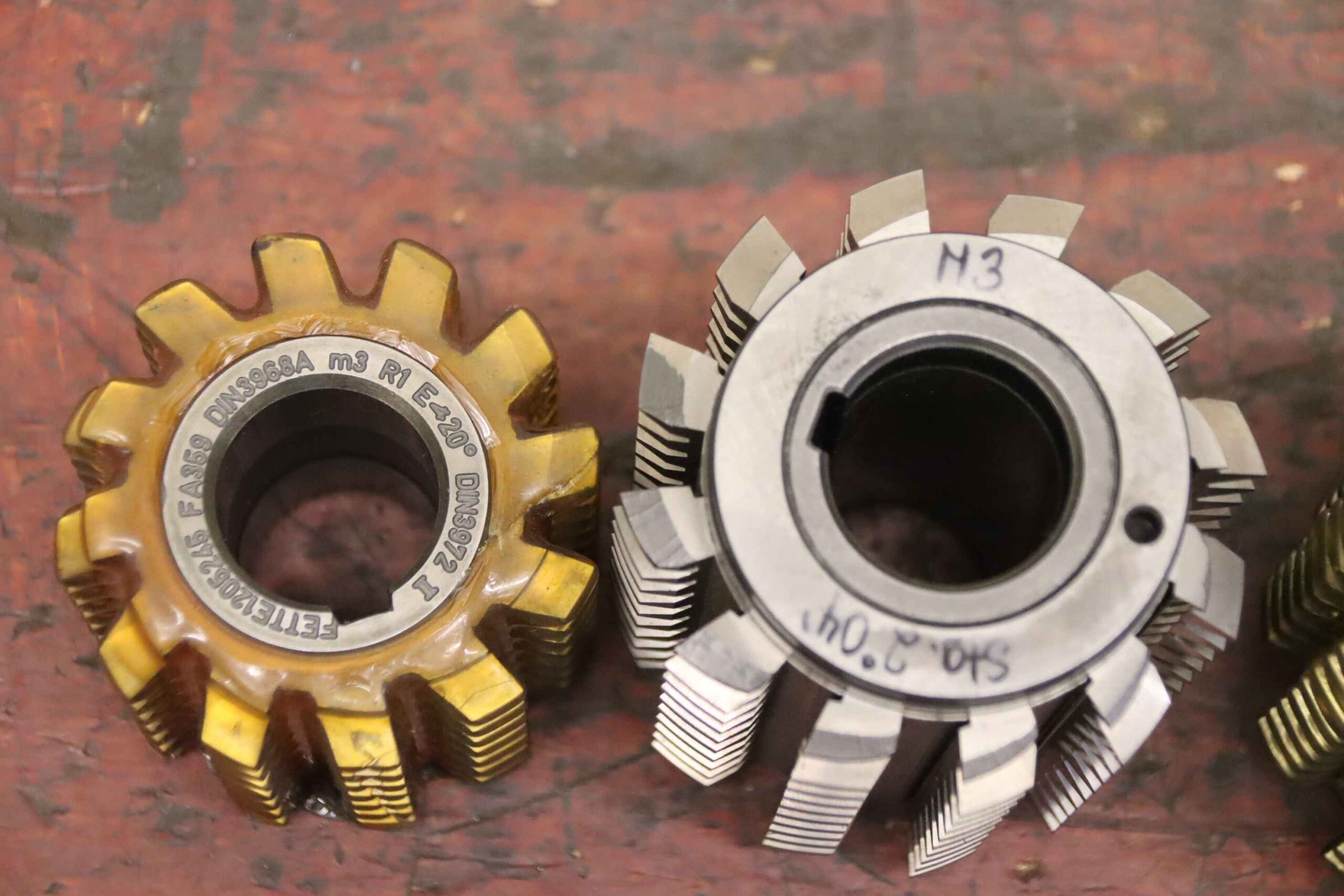 Modulfräser Wälzfräser 6 Stück von Fette - Mod.3 R1 EW 20° – Bild 4