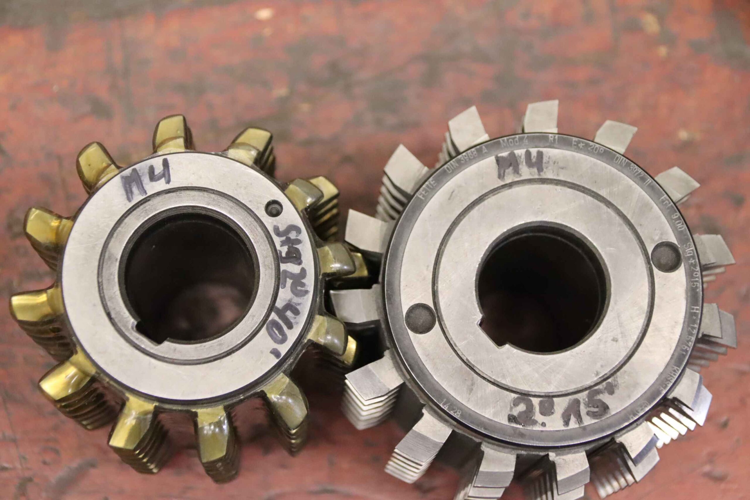 Modulfräser Wälzfräser 7 Stück von Fette - Mod.4 R1 EW 20° – Bild 4