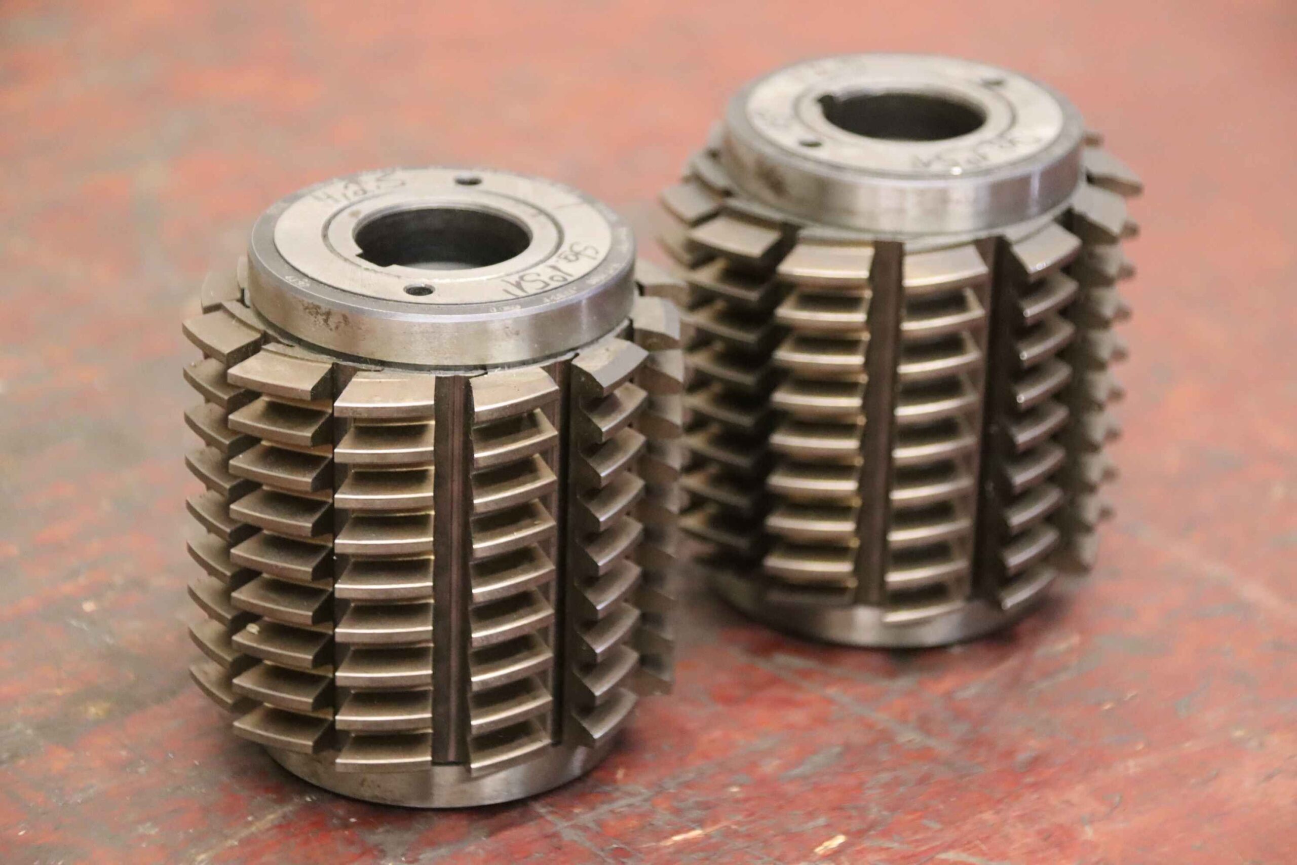 Modulfräser Wälzfräser 2 Stück von Fette - Mod.2,5 R1 EW 15° Aufnahme 27 mm – Bild 2