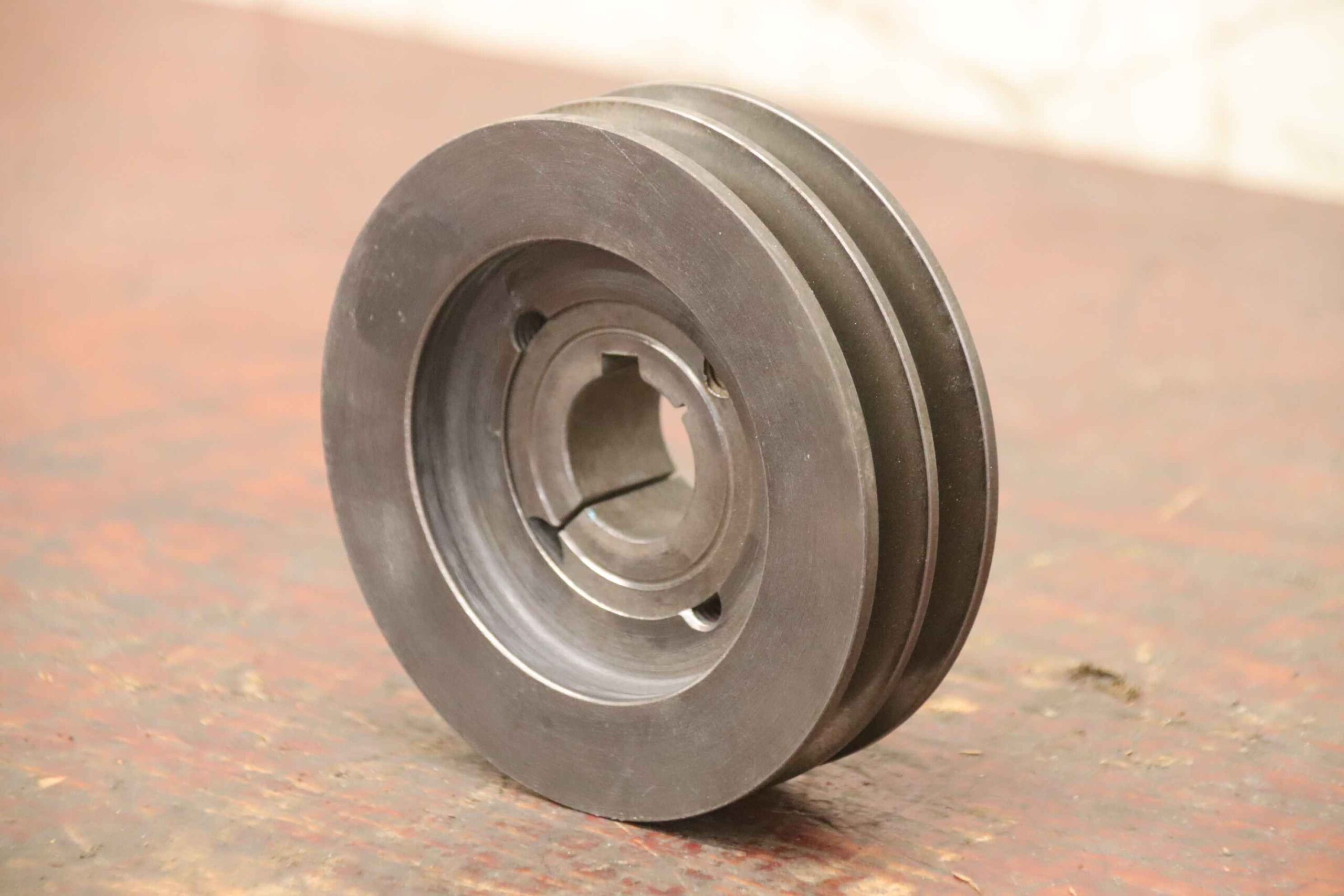 Keilriemenscheibe 2-rillig von Guss - SPA 112 -2 (13 mm)