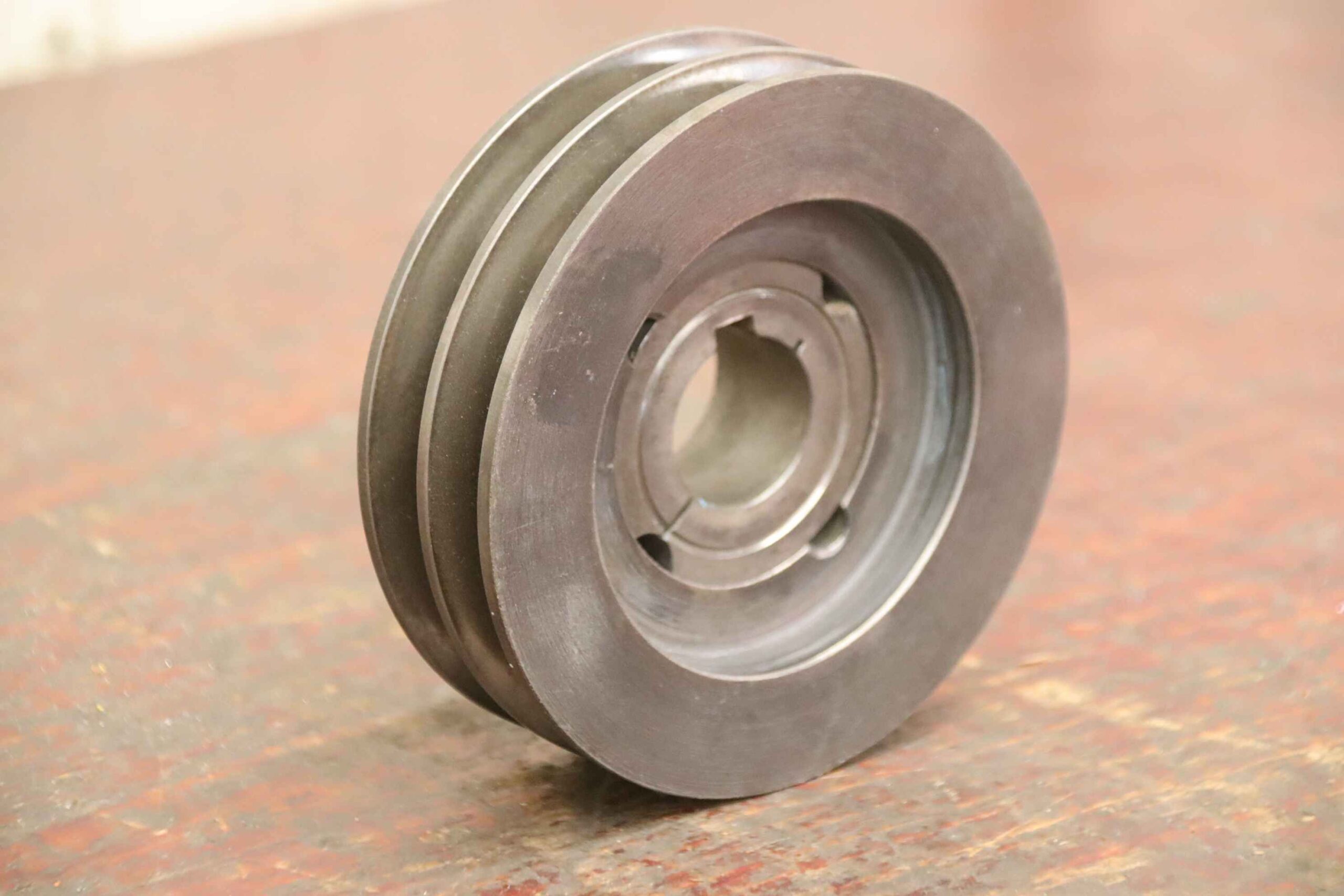 Keilriemenscheibe 2-rillig von Guss - SPA 112 -2 (13 mm) – Bild 2