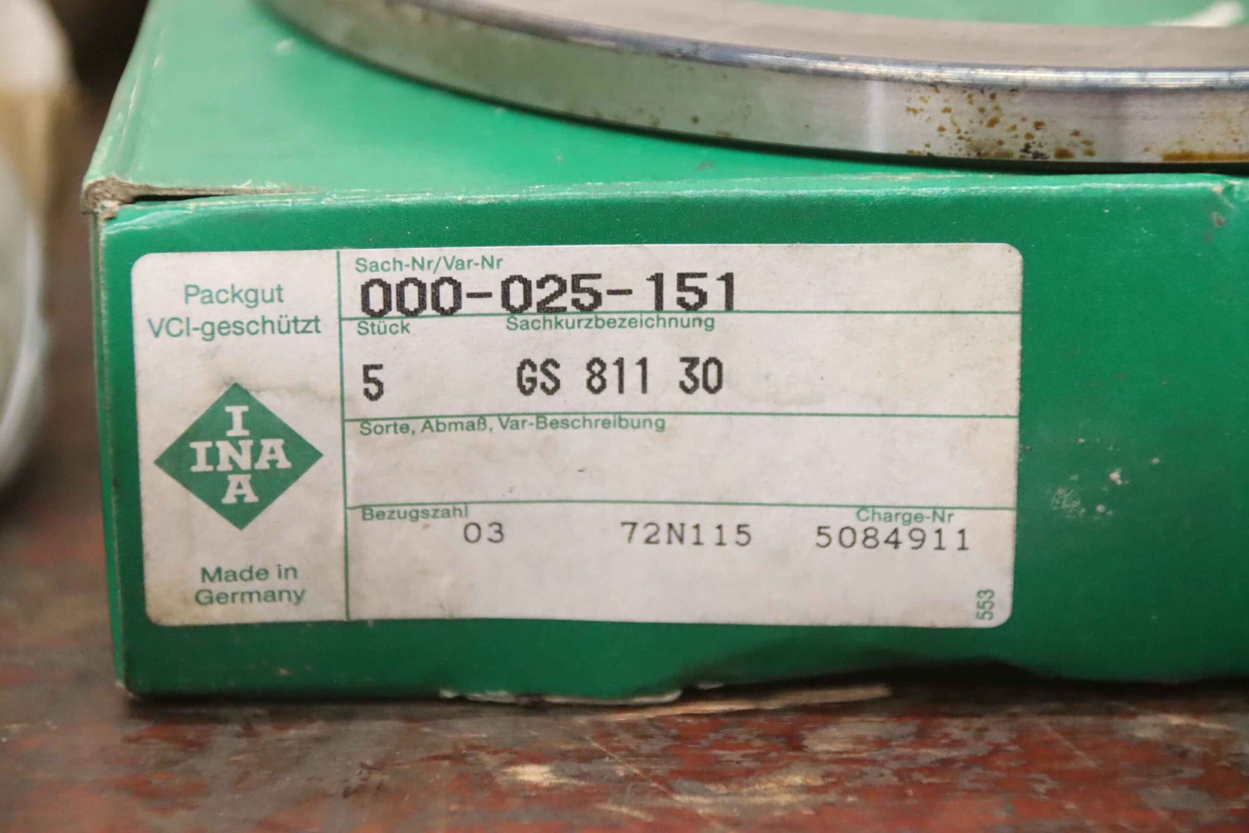 Lagerscheibe 5 Stück von INA - GS 811 30 000-025-151 – Bild 5