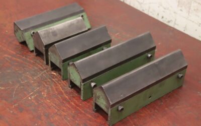 Abkantwwerkzeug 5 Stück von Stahl - 90°  Nutbreite 58/52 mm