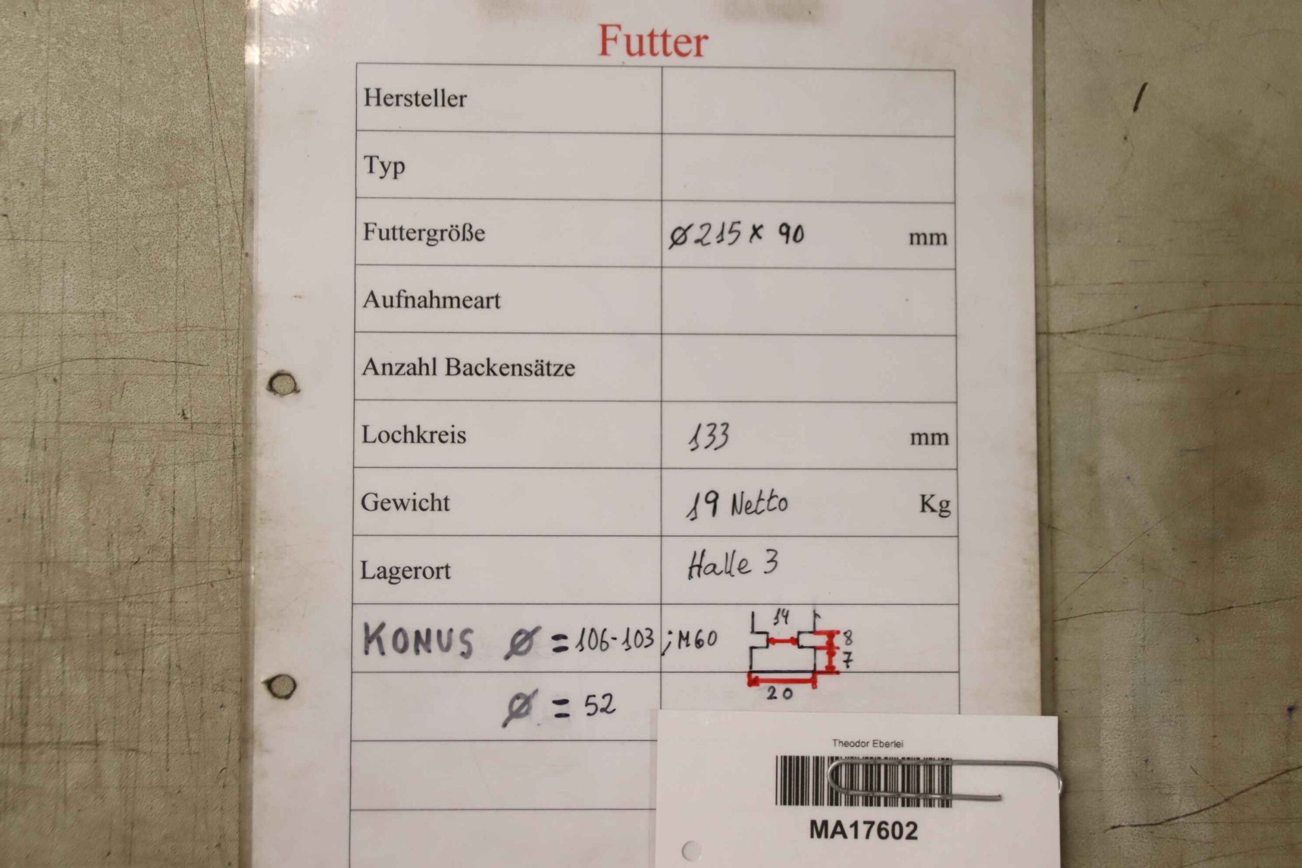 Kraftspannfutter hydraulisch von unbekannt - Ø 215 mm – Bild 8