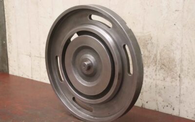 Grundplatte Drehplatte für Schraubstock von Guss - Ø 395 mm