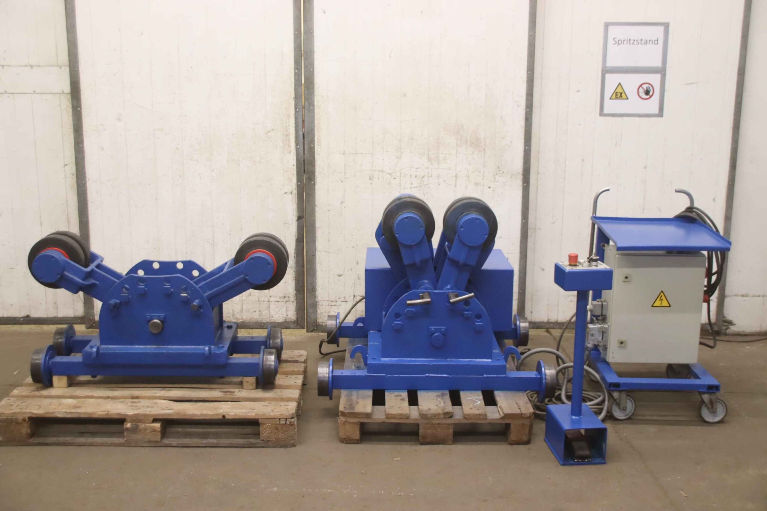 Behälterdrehvorrichtung 5 Ton von unbekannt - Rollenabstand 270 - 870 mm – Bild 3