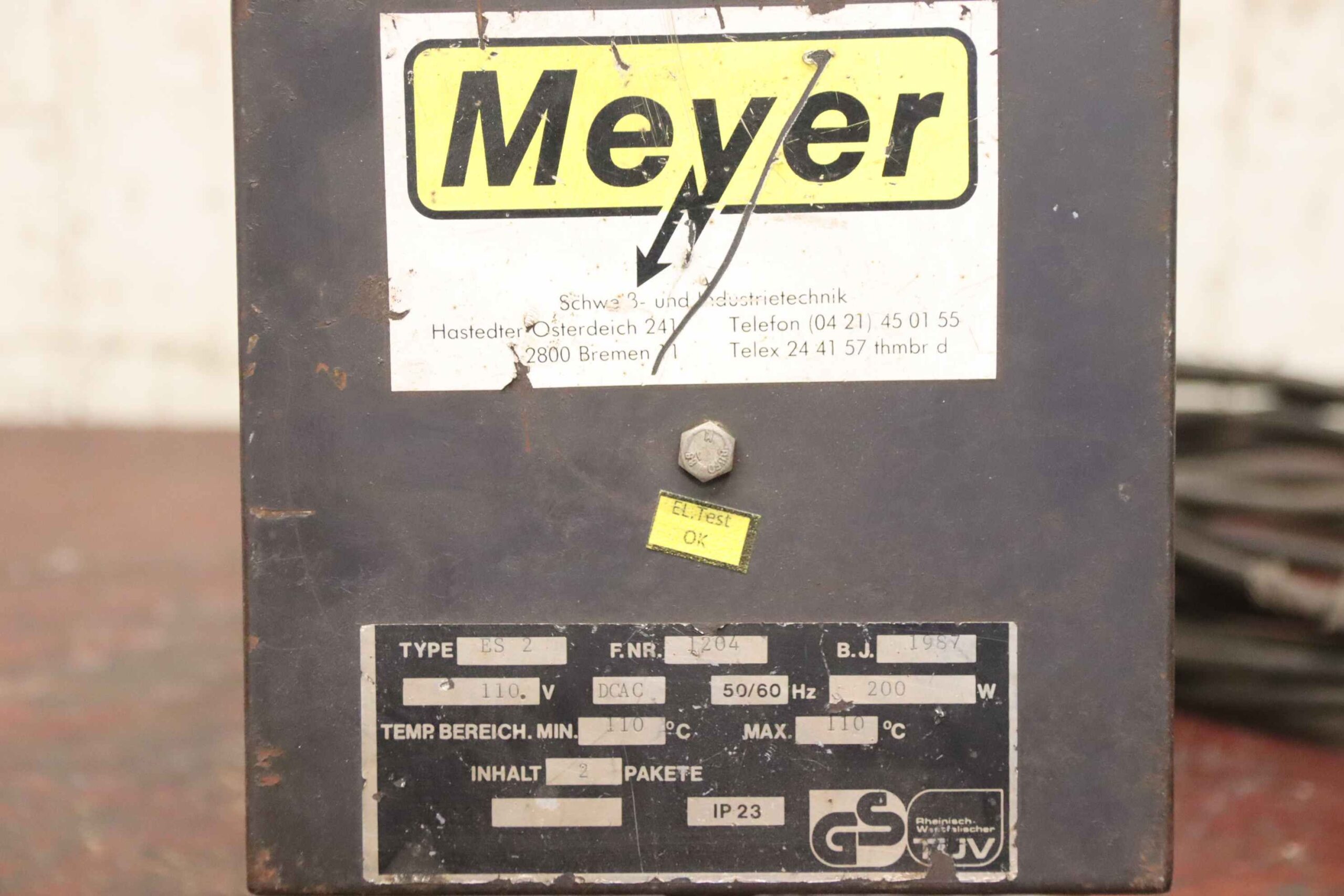 Trockenofen von Meyer - ES 2 – Bild 4