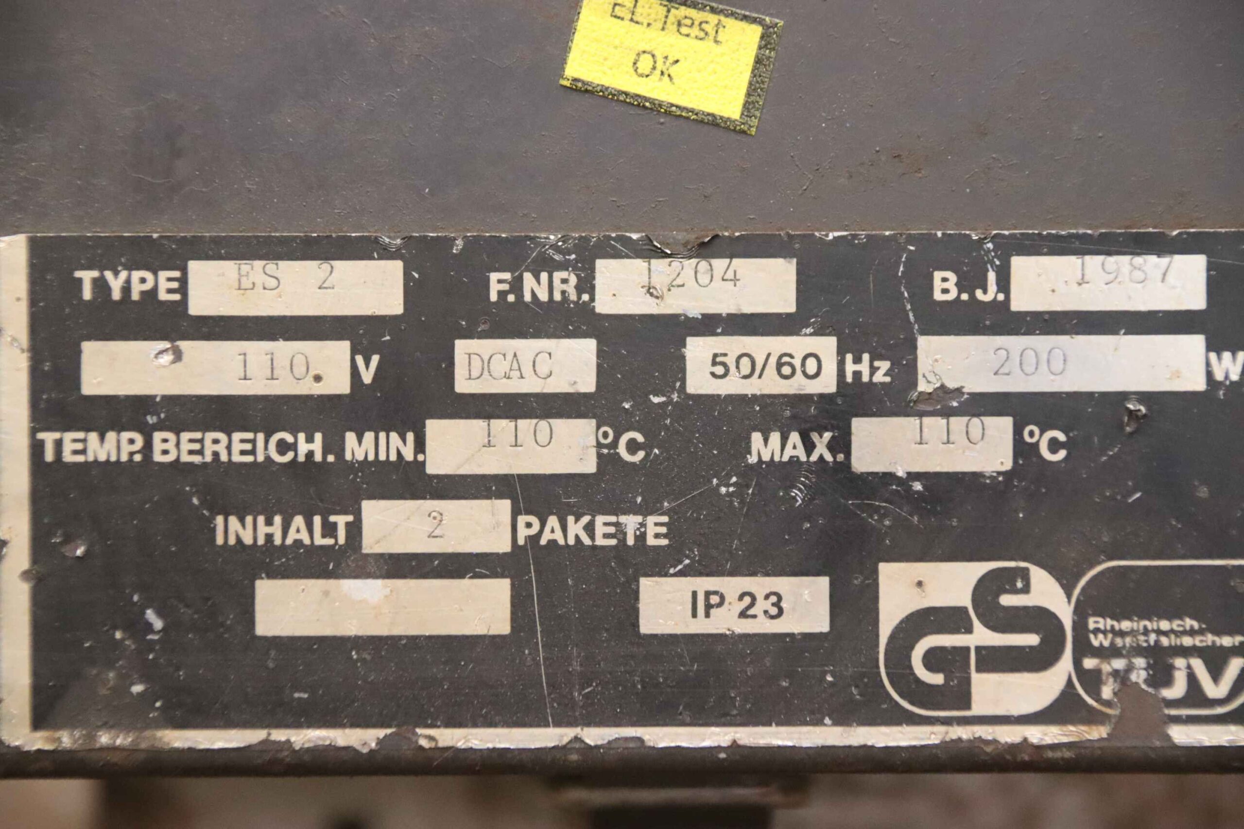 Trockenofen von Meyer - ES 2 – Bild 5