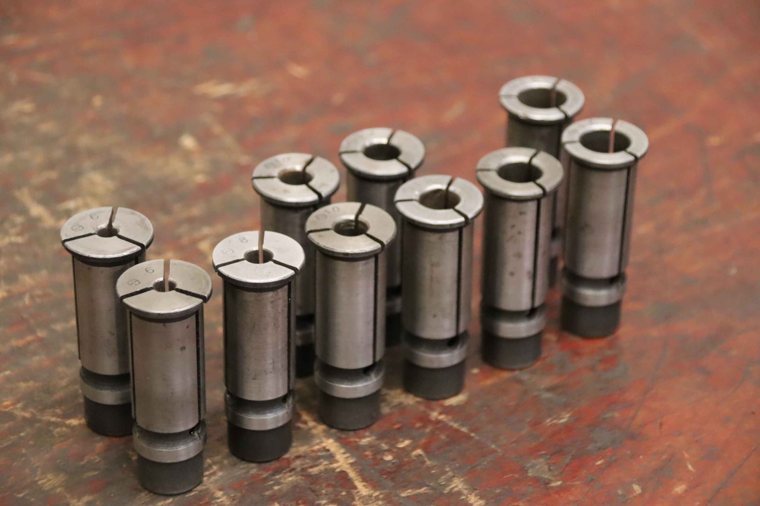 Spannzangenhülsen 10 Stück von unbekannt - Ø 6 - 16 mm – Bild 2