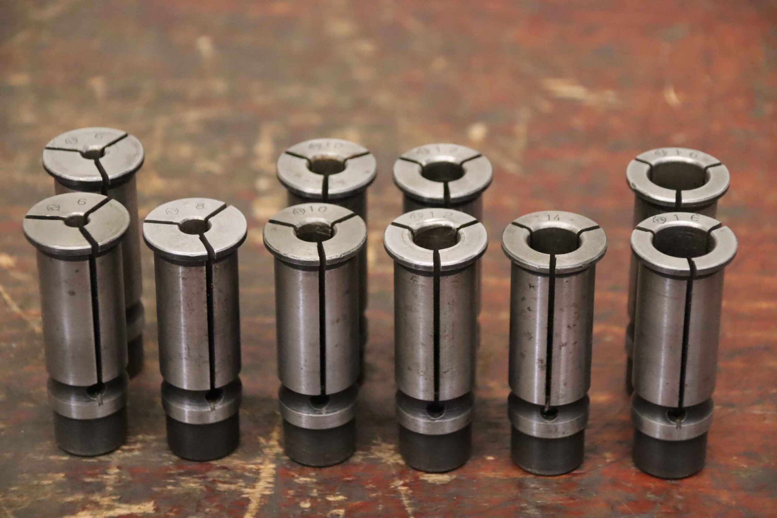 Spannzangenhülsen 10 Stück von unbekannt - Ø 6 - 16 mm – Bild 3