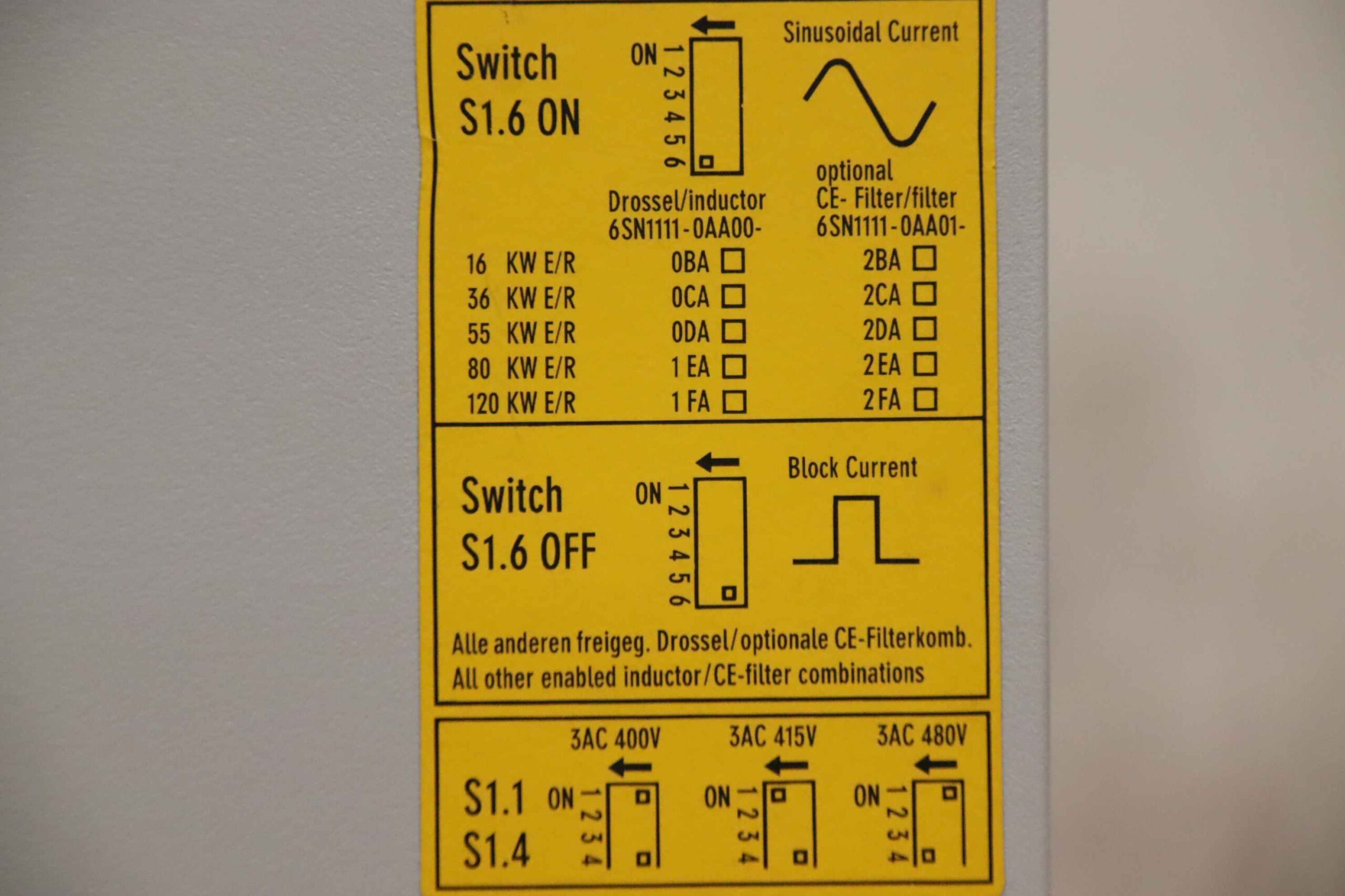 E/R-Modul Simodrive 611 von Siemens Mikron - 6SN1145-1BA02-0CA1 – Bild 7