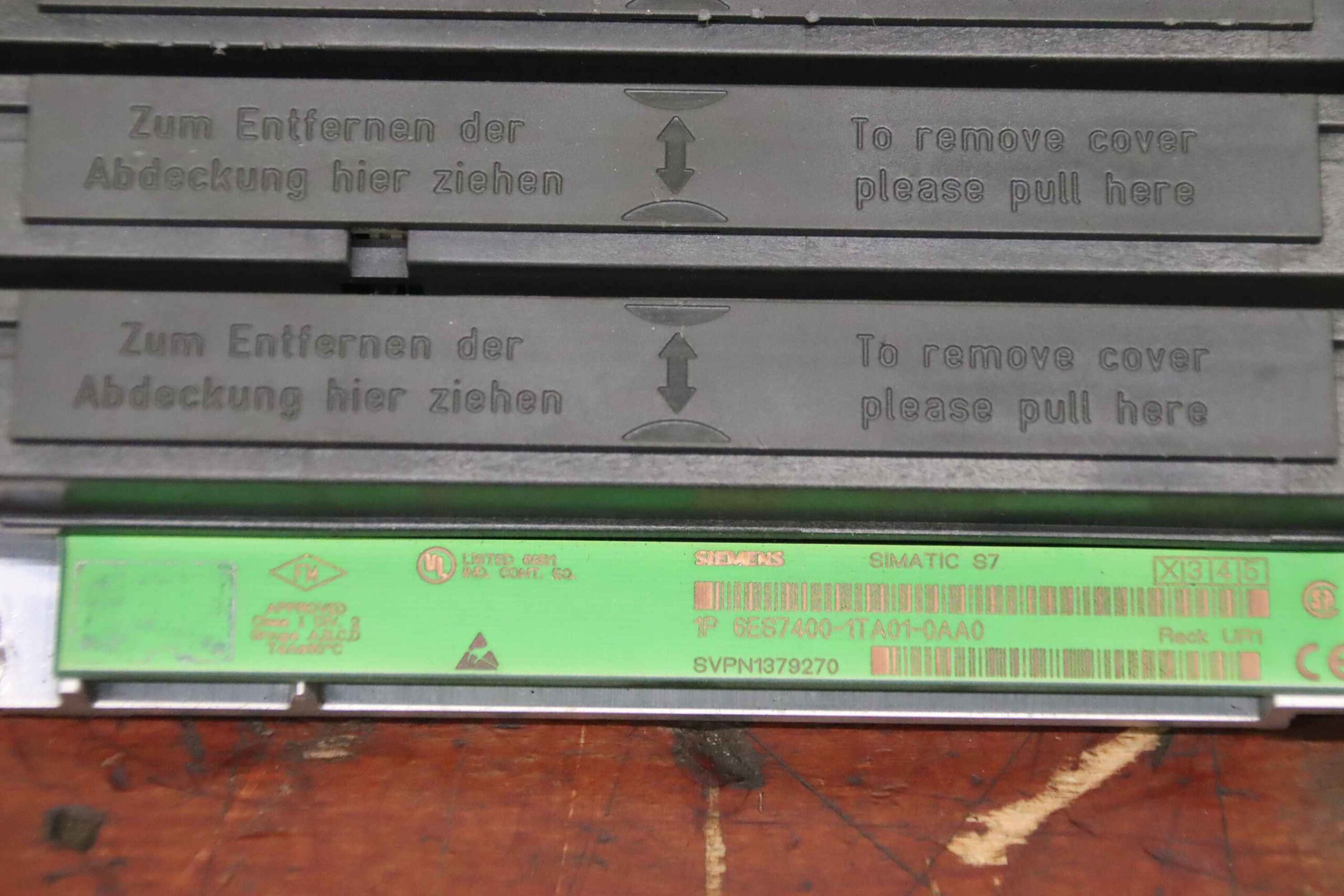 SPS Baugruppenträger von Siemens - 6ES7400-1TA01-0AA0 Simatic S7-400 – Bild 4