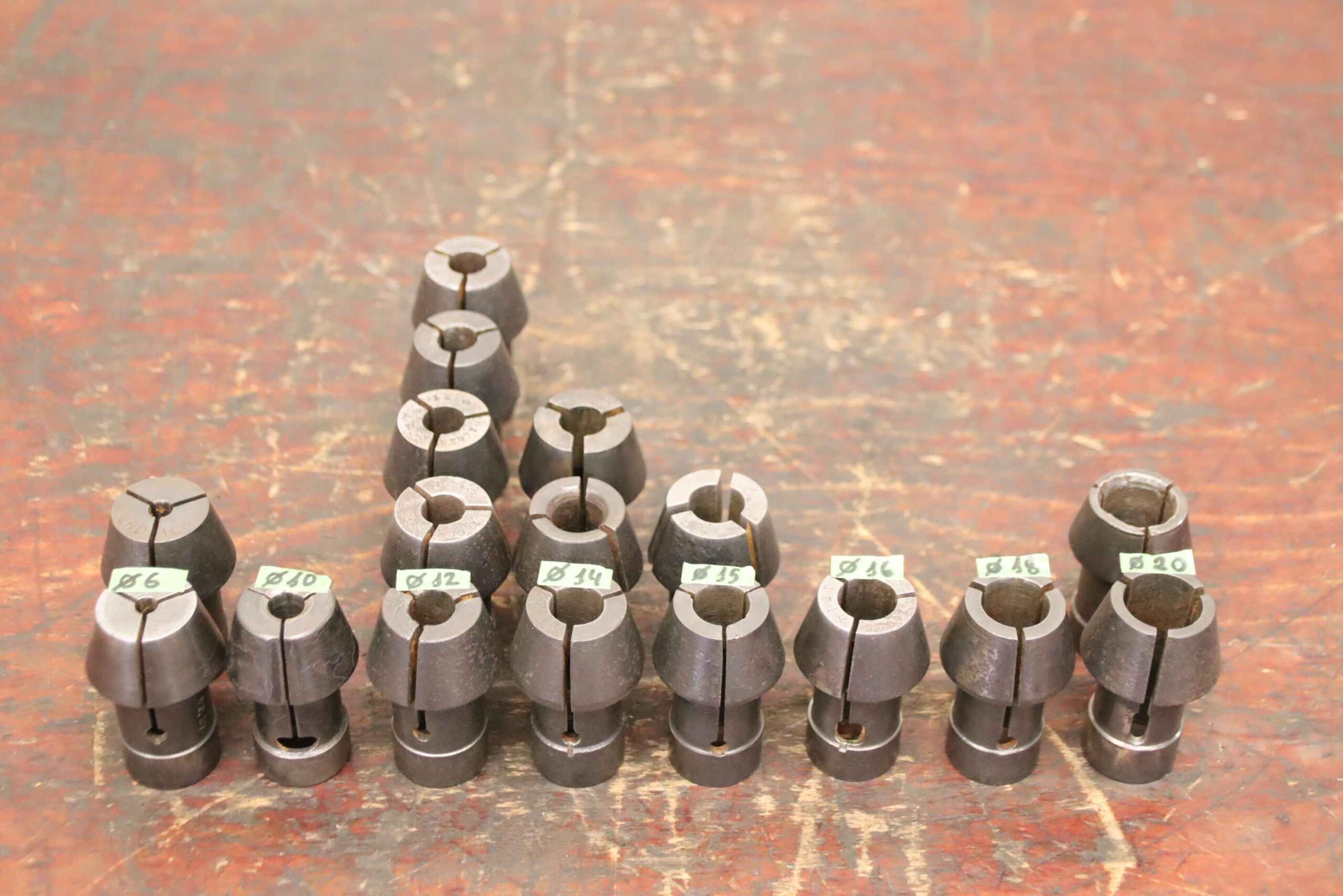 Spannzangenhülsen 17 Stück von unbekannt - Ø 6 - 20 mm – Bild 3