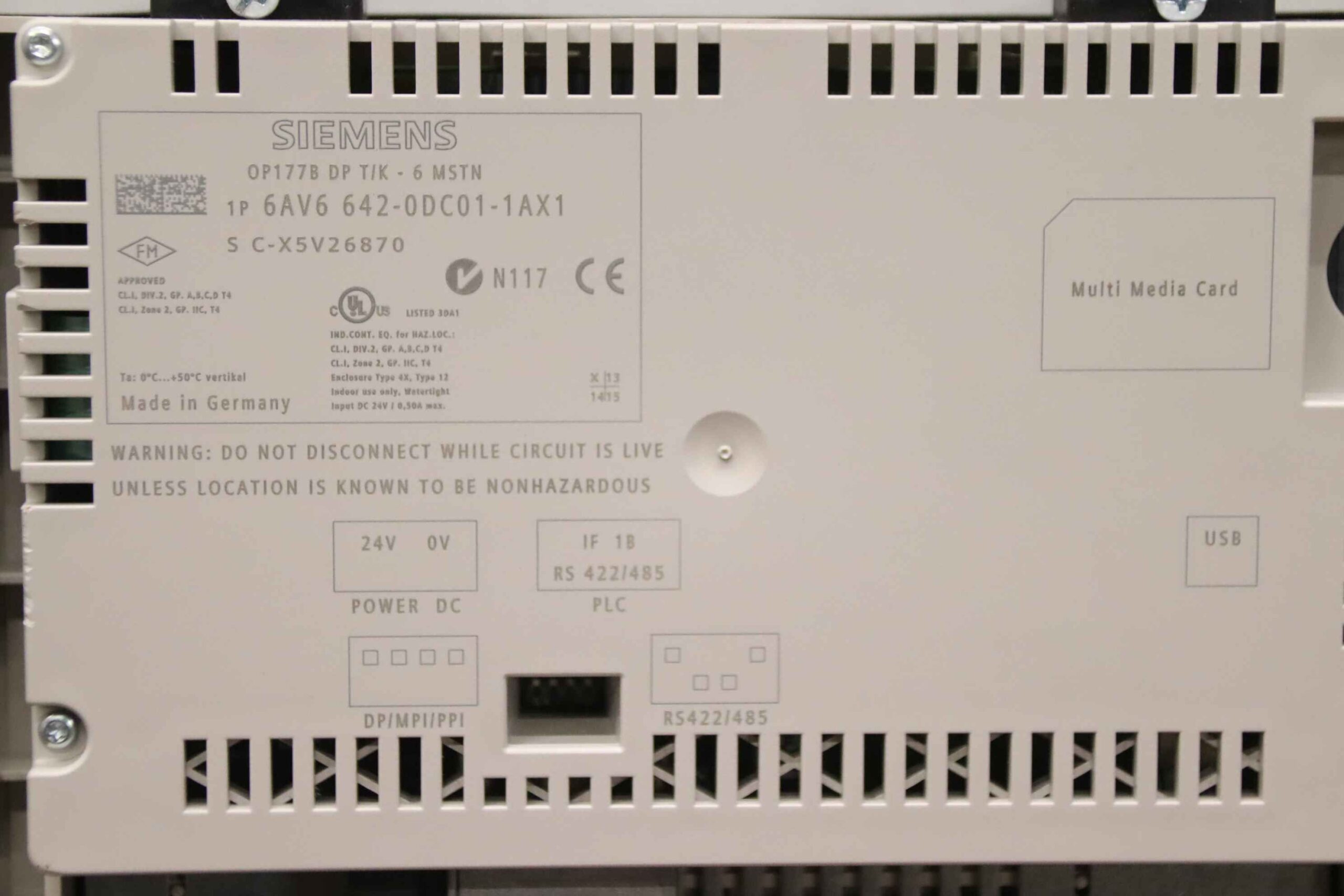 Simatic Panel Toch von Siemens - 6AV6 642-0DC0-1AX1 – Bild 7