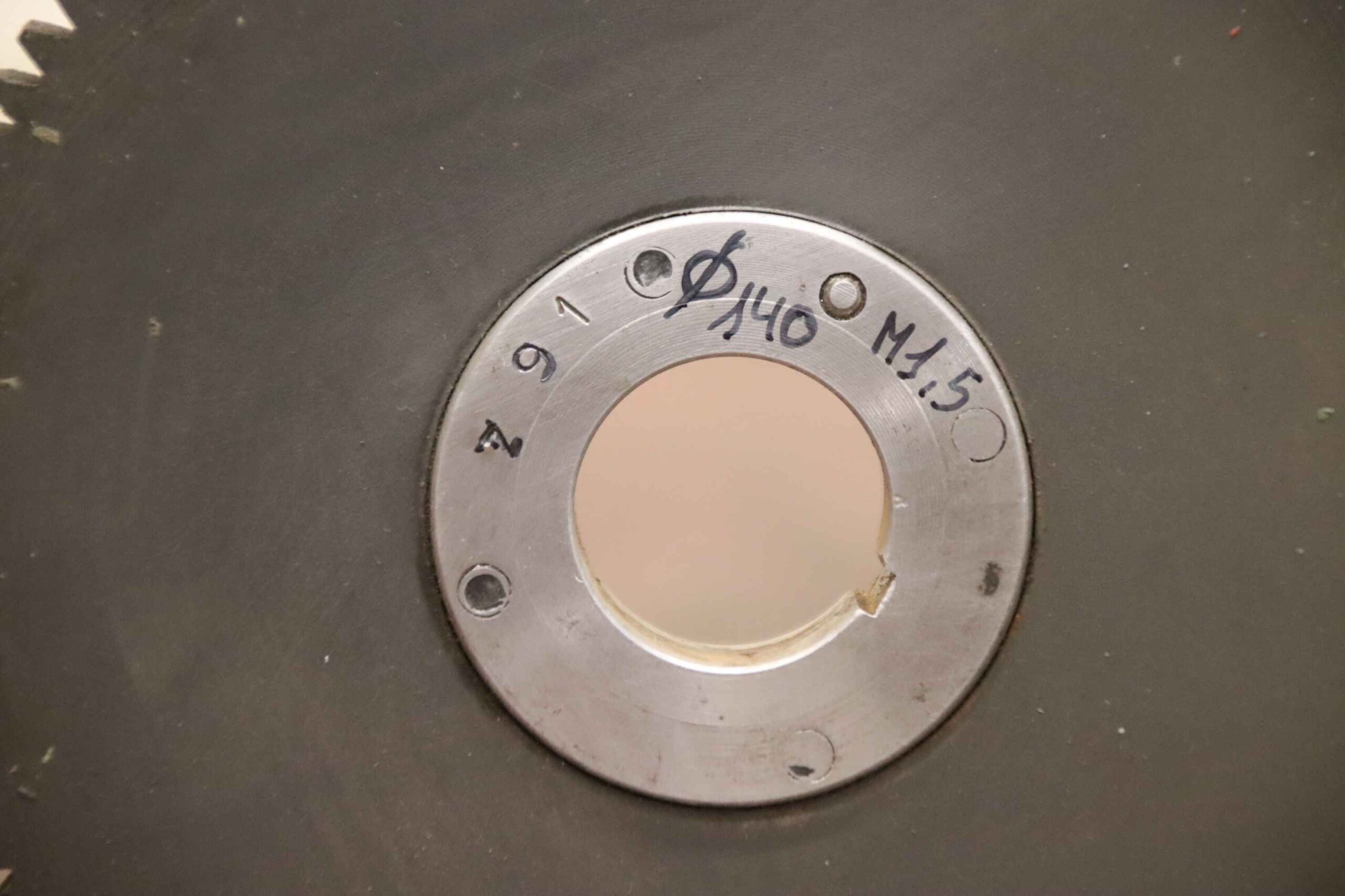 Teilkopf Zahnräder 3 Stück von unbekannt - Modul 1,5 91/60/48 Zähne – Bild 4