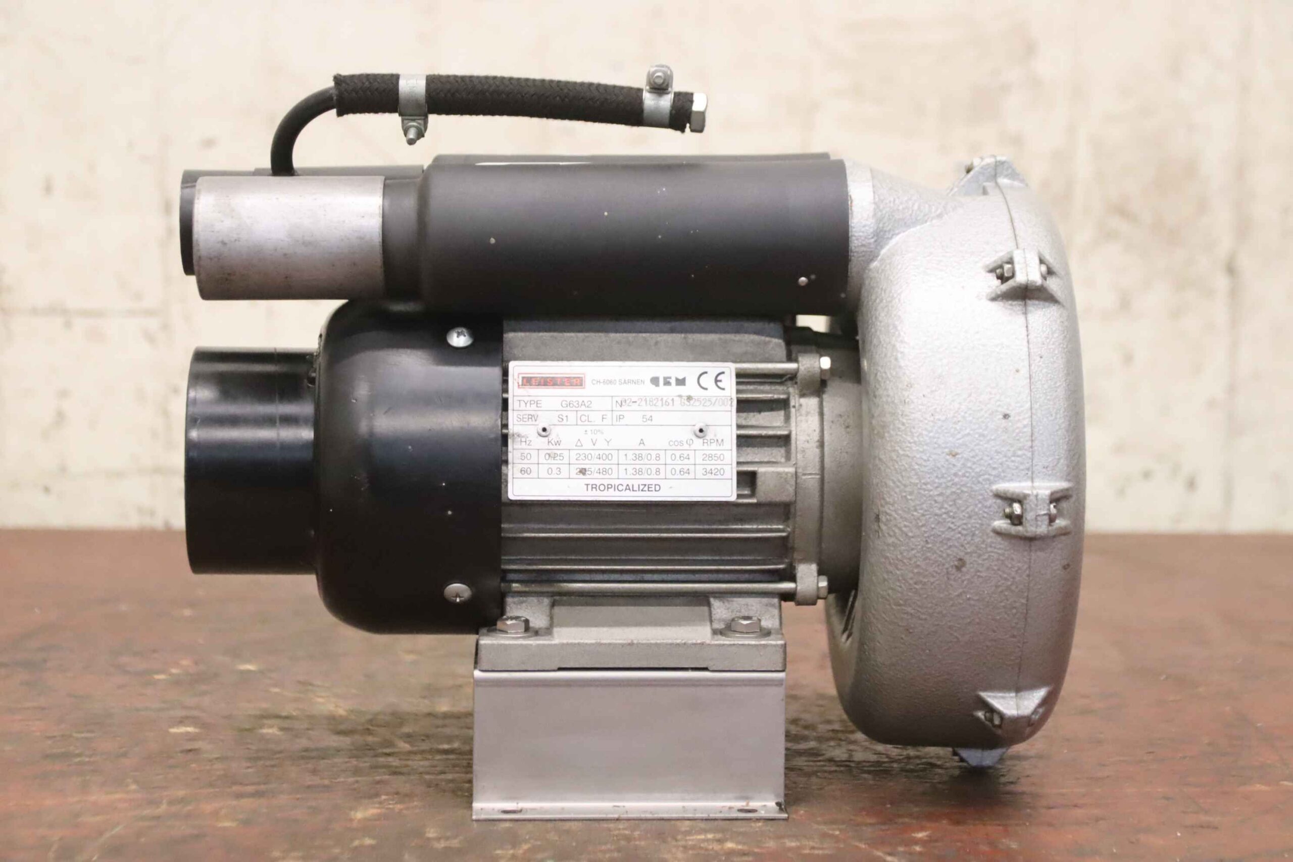 Seitenkanalverdichter 0,25 kW von Leister - G63A2 – Bild 5