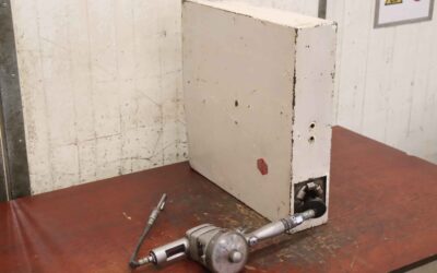 Alternative view of Schlauchhaspel 7 m mit Durchflussmesser von MWH - Ölschlauchaufroller