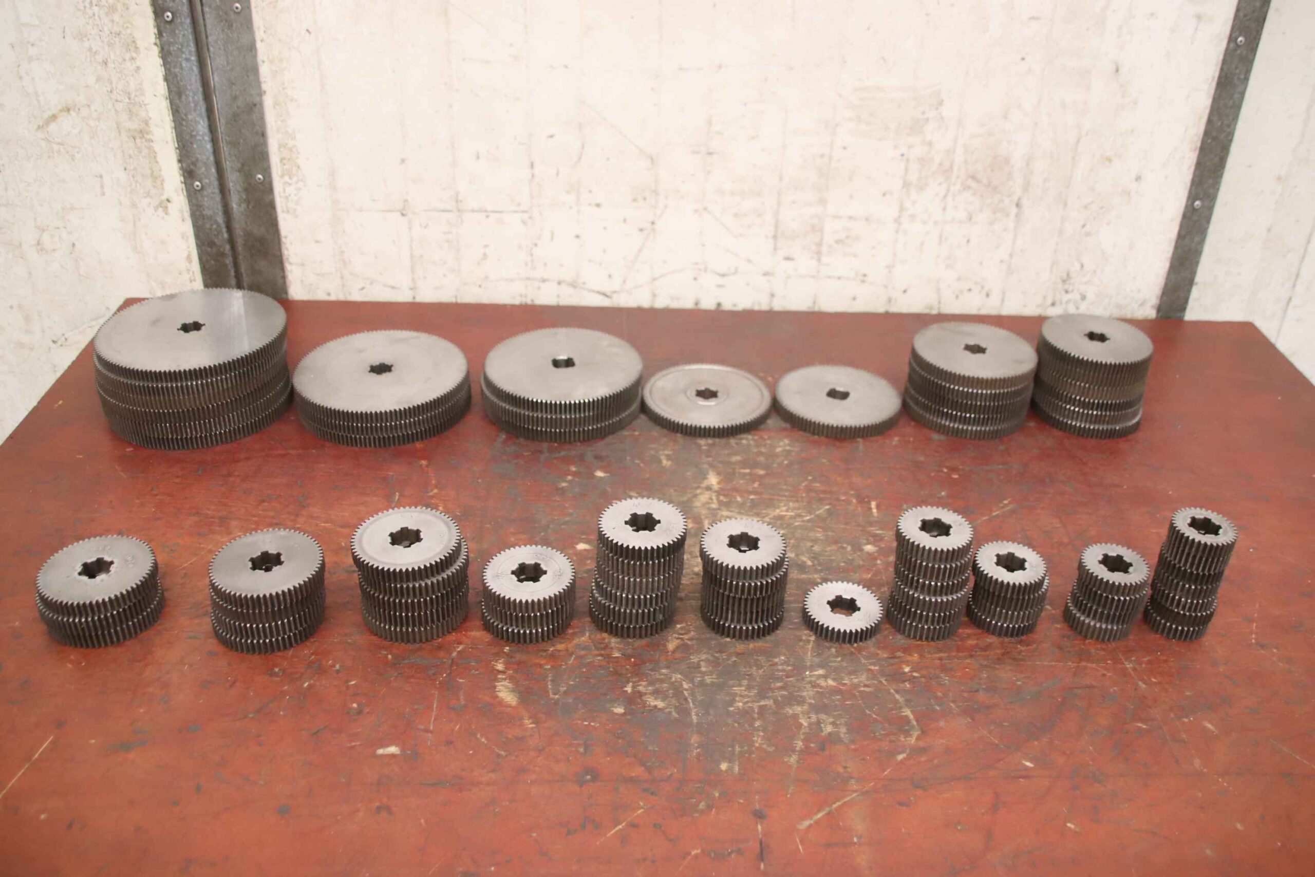 Teilkopf Zahnräder 71 Stück von unbekannt - Modul 1,5 – Bild 2