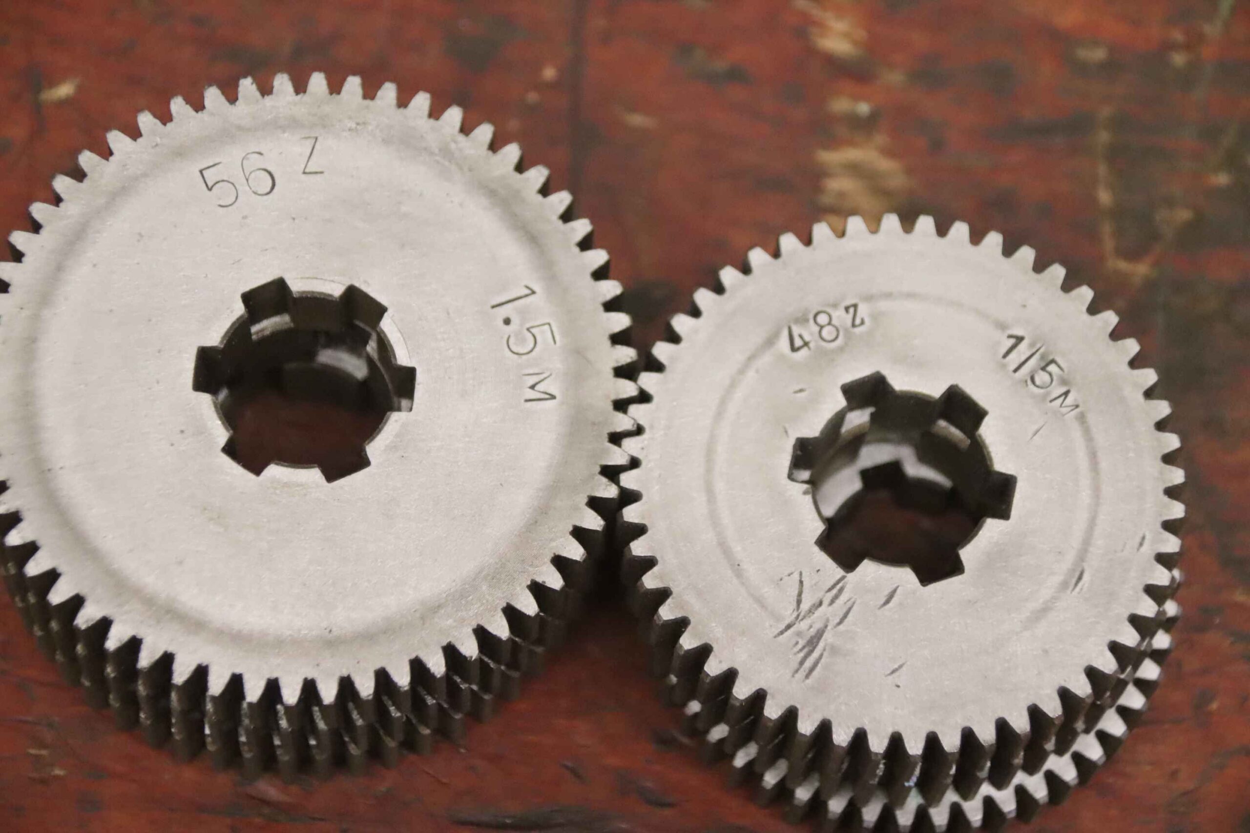 Teilkopf Zahnräder 71 Stück von unbekannt - Modul 1,5 – Bild 10