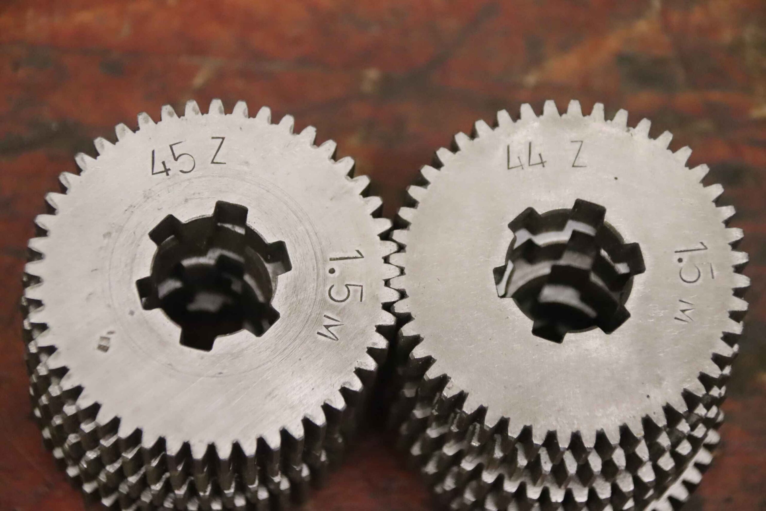 Teilkopf Zahnräder 71 Stück von unbekannt - Modul 1,5 – Bild 11