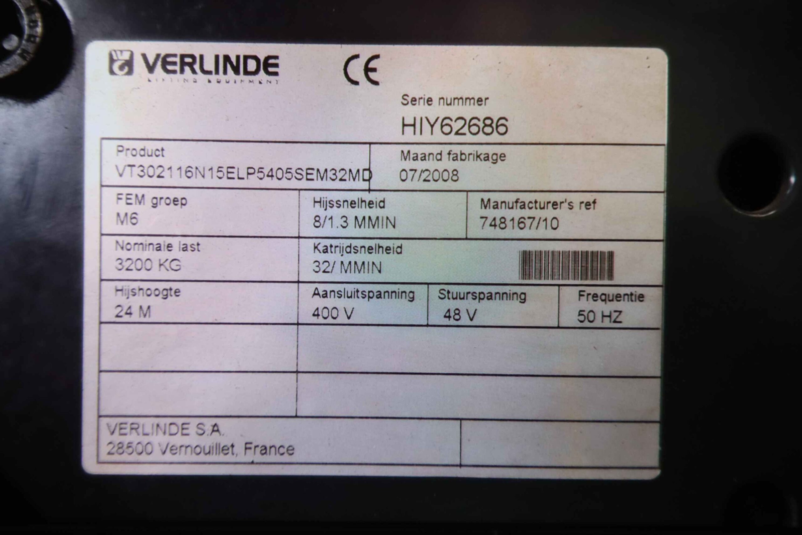Steuerung für Elektroseilzug von Verlinde - VT – Bild 11