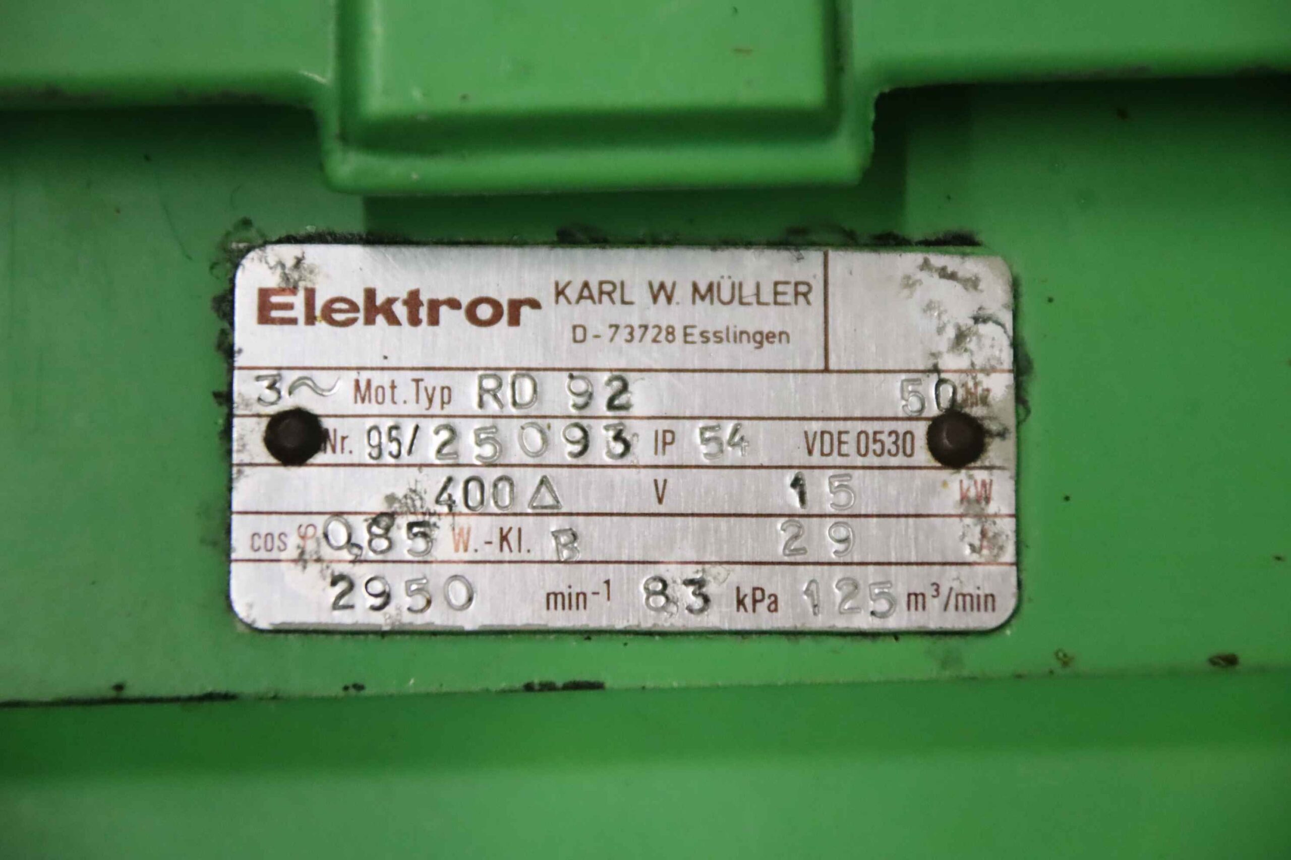 Druckgebläse 15 kW von Elektror - RD 92 – Bild 4