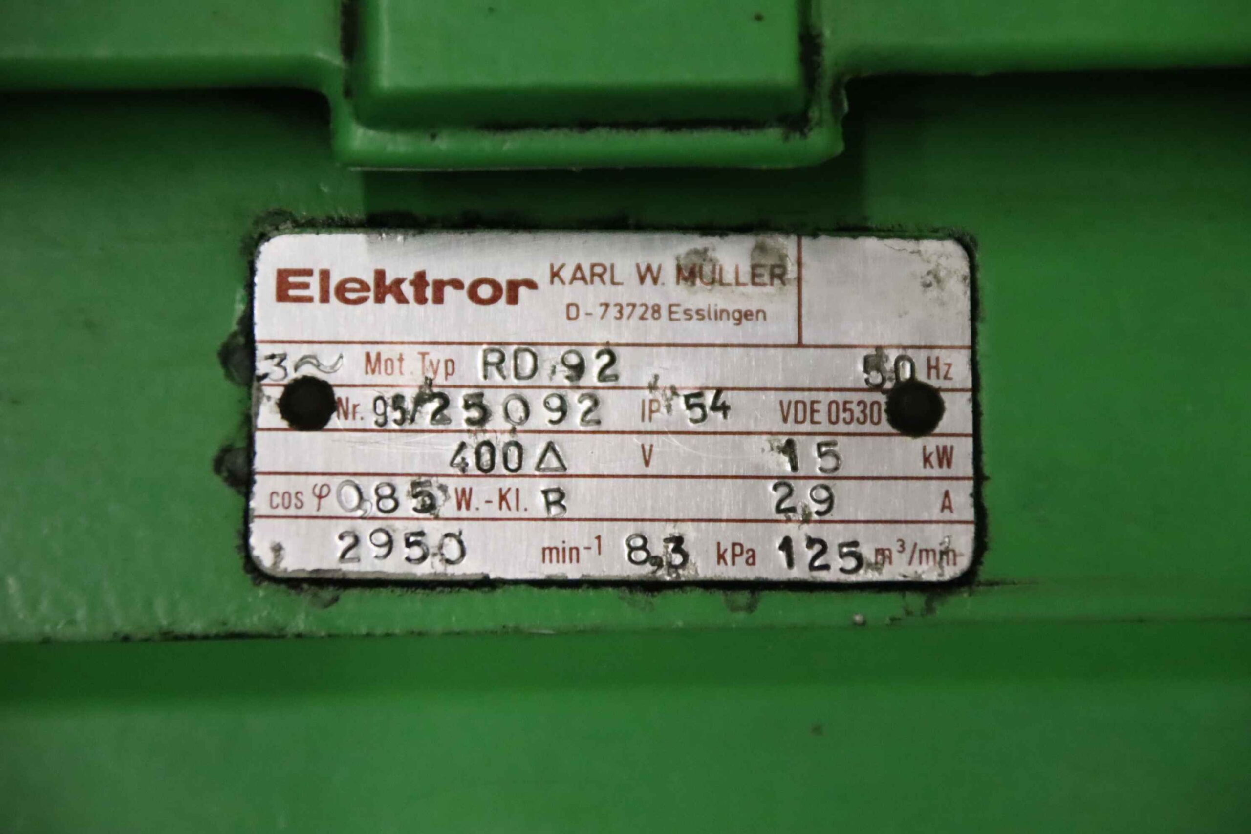 Druckgebläse 15 kW von Elektror - RD 92 – Bild 14