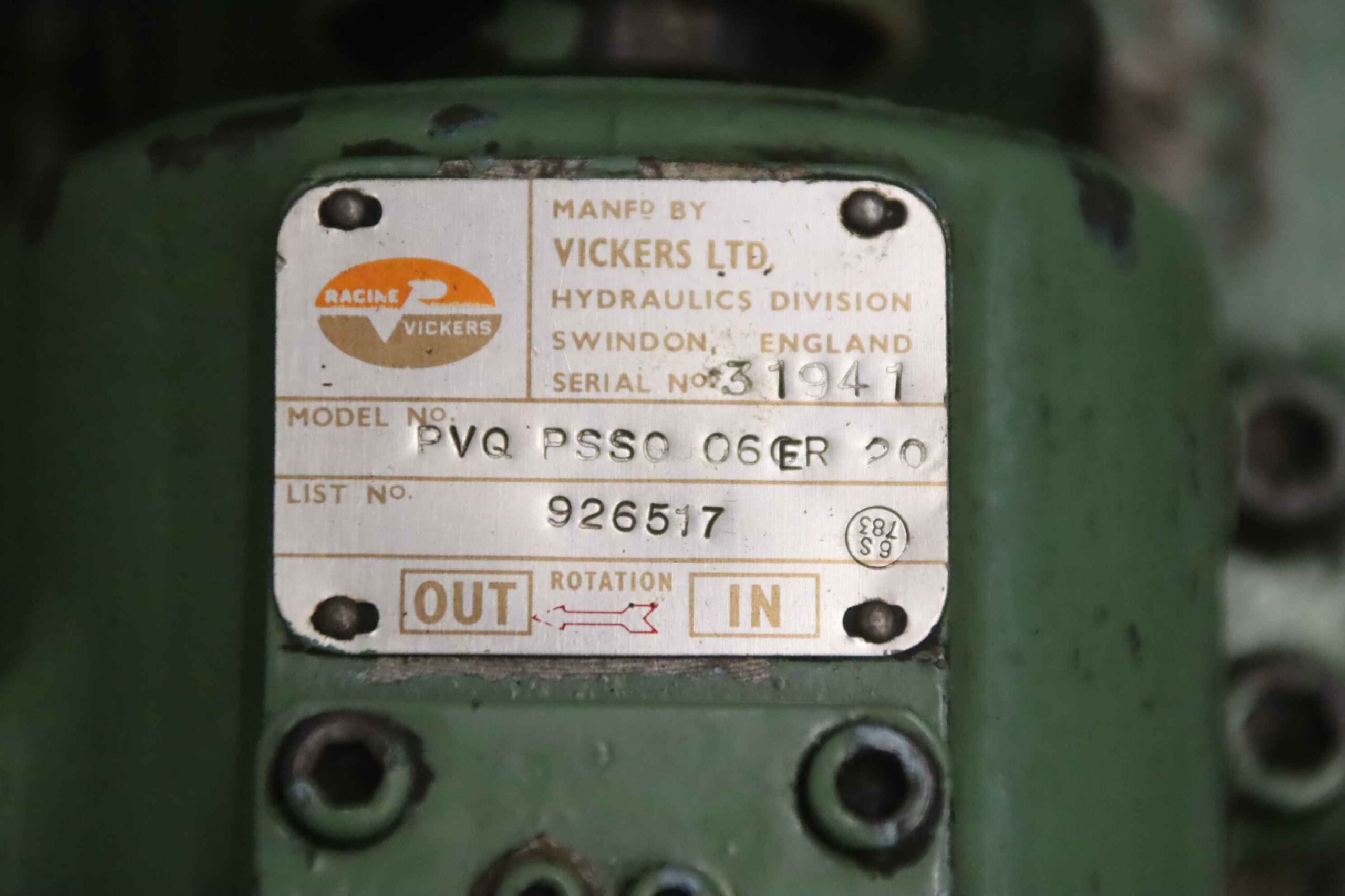 Hydraulikaggregat 0,75 kW 40 bar von Racine Vickers - 12 l/min – Bild 6