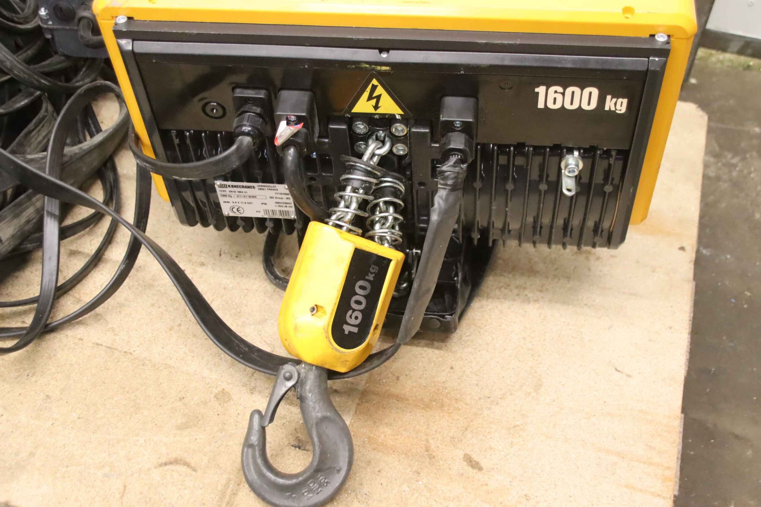 Kettenzug mit Fahrwerk 1600 kg von Konecranes - XN10 1604 b1 TDV 1600 – Bild 9