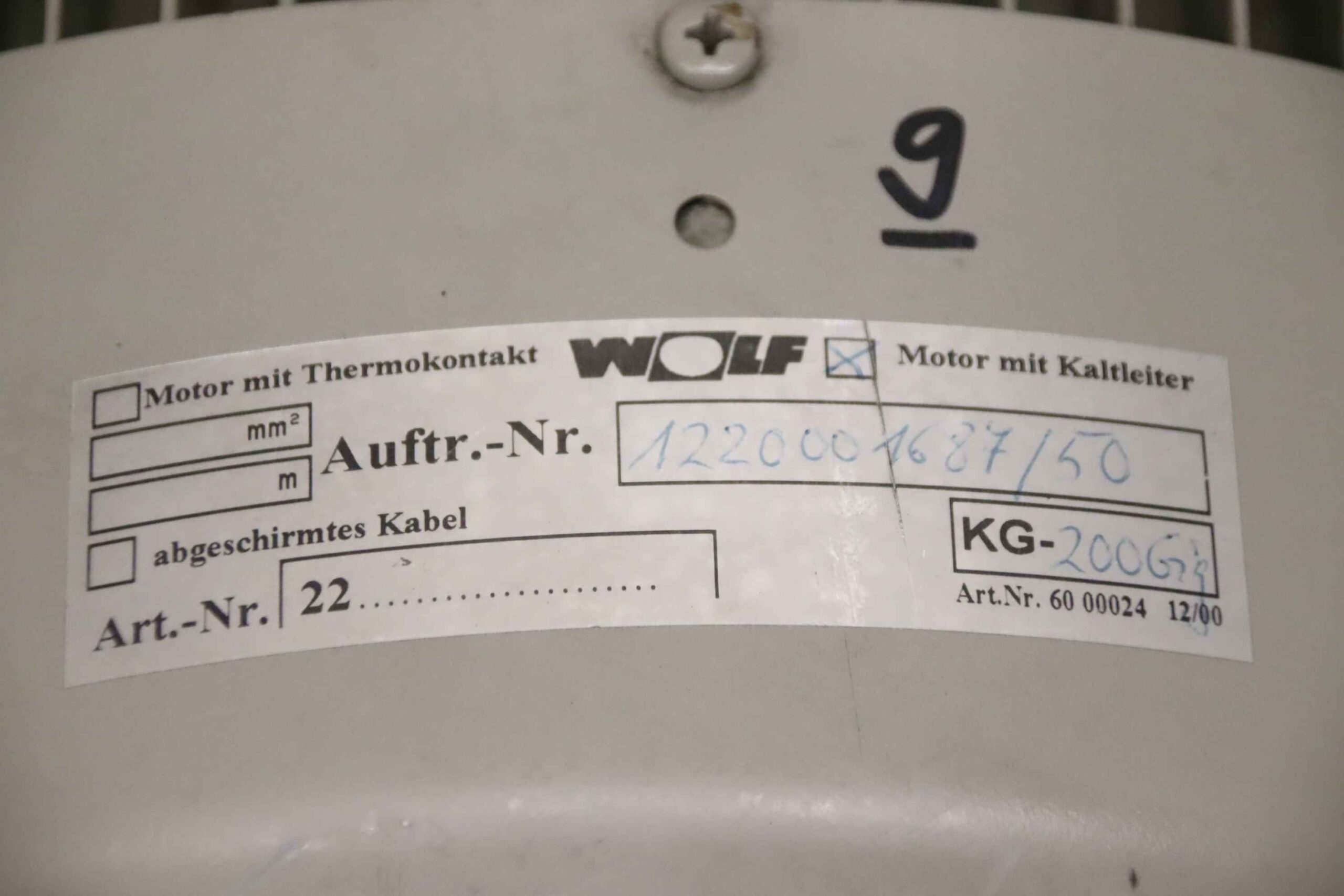 Elektromotor 15 kW 1460 U/min von Wolf - 1LA766-4AA60-ZN00 160L – Bild 7