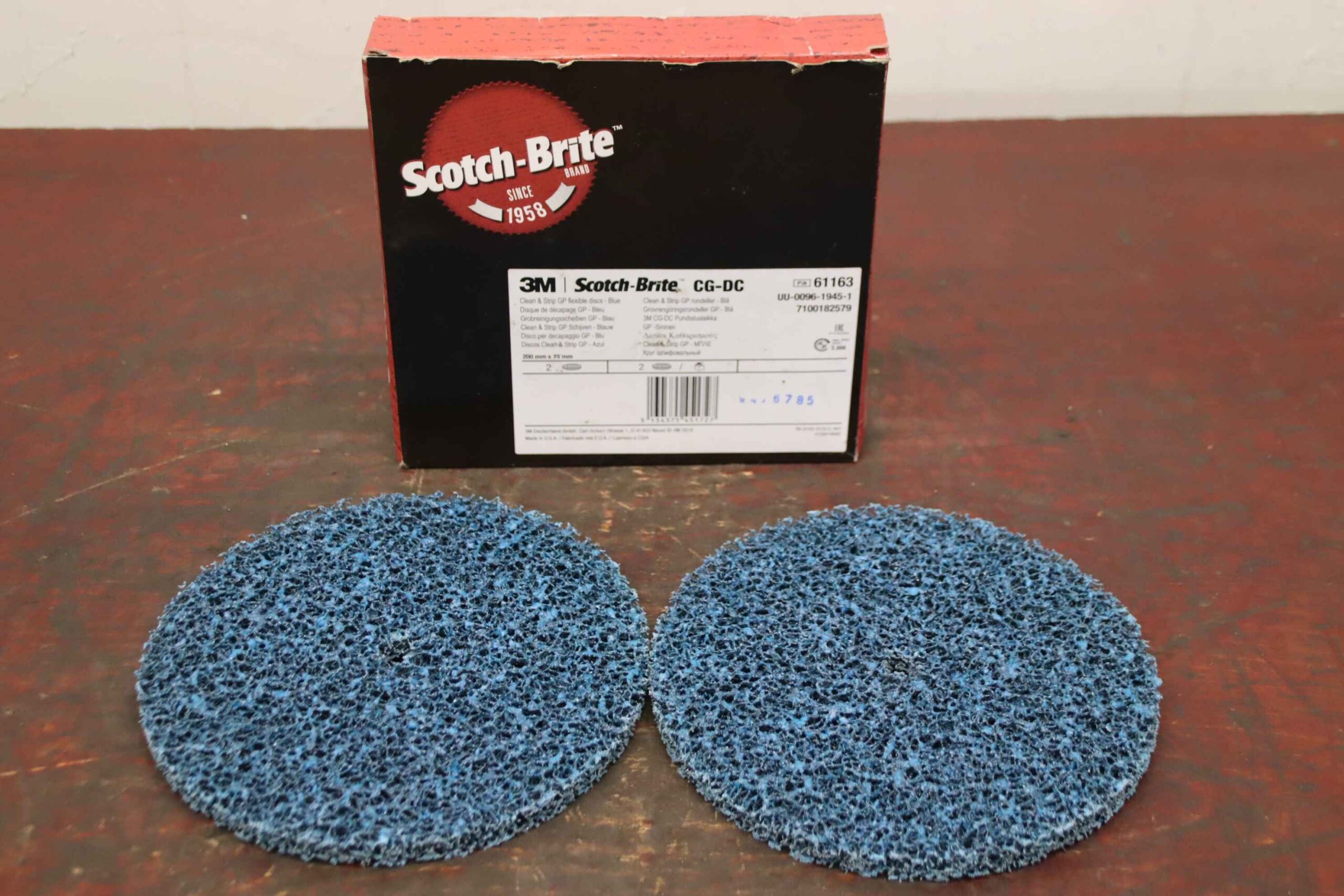 Grobreinigungsscheibe 2 Stück von 3M Scotch-Brite - CG-DC 61163 Ø 200 mm – Bild 3
