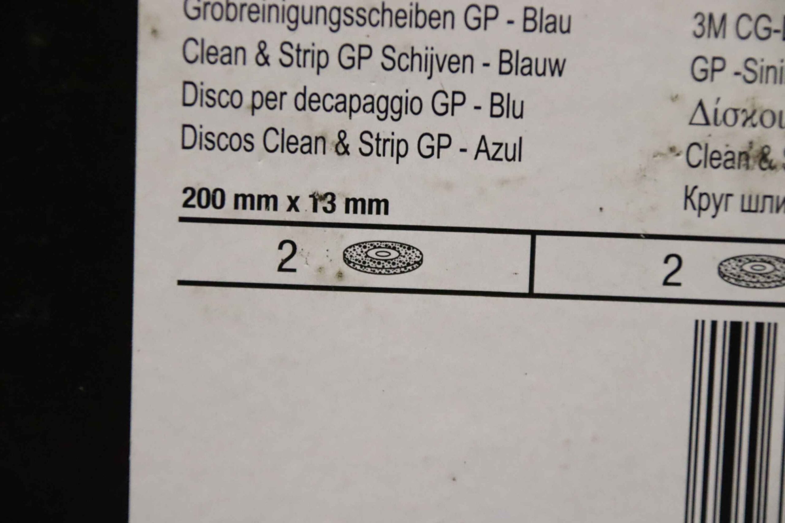 Grobreinigungsscheibe 2 Stück von 3M Scotch-Brite - CG-DC 61163 Ø 200 mm – Bild 6