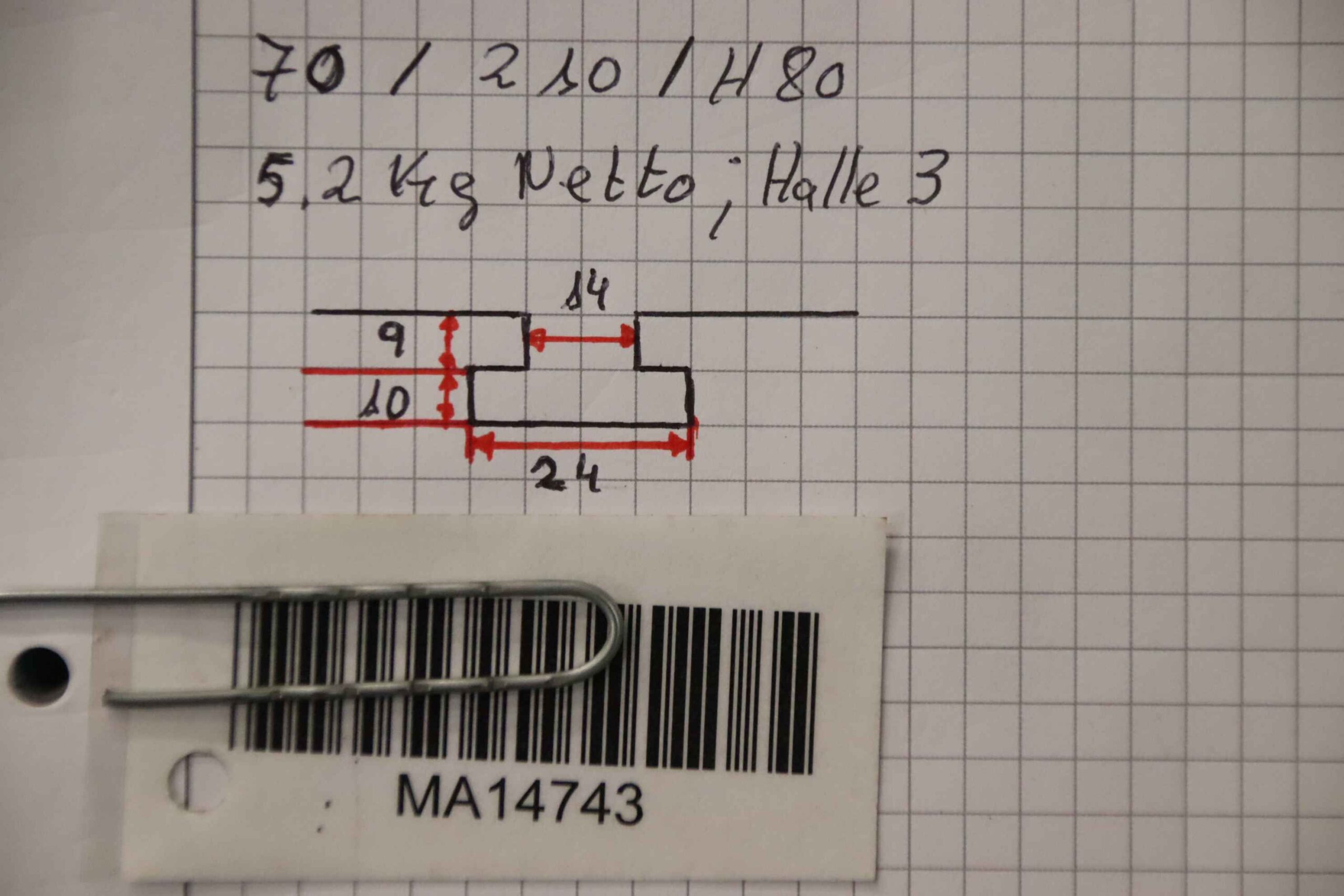 Aufspannwürfel mit T Nut von Guss - 210/70/H80 mm – Bild 7