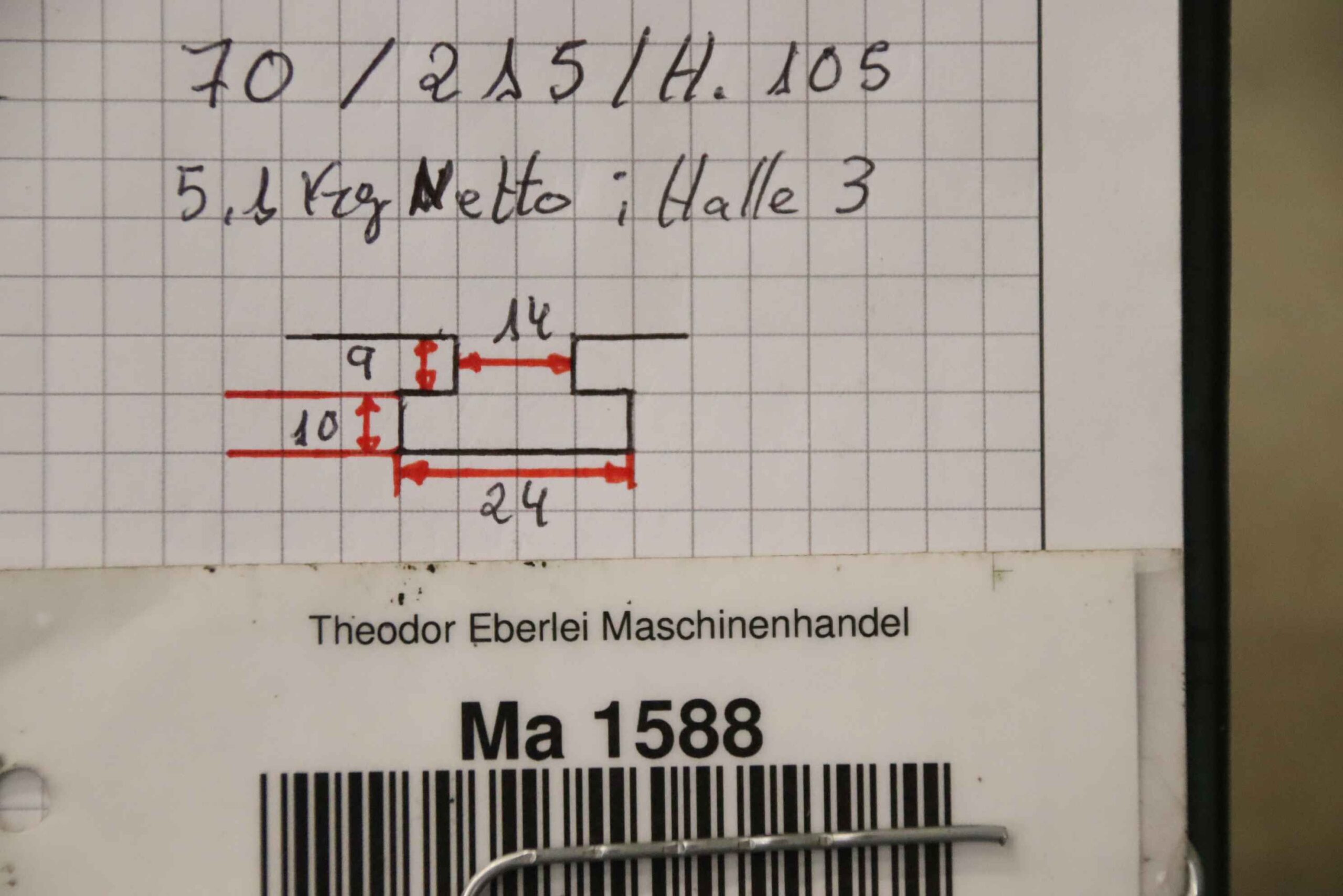 Aufspannwürfel mit T Nut von Guss - 215/70/H105 mm – Bild 8