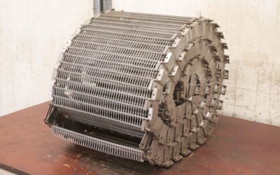 Förderbandgurt Gliedergurt Edelstahl von unbekannt - 420 x 3850 mm