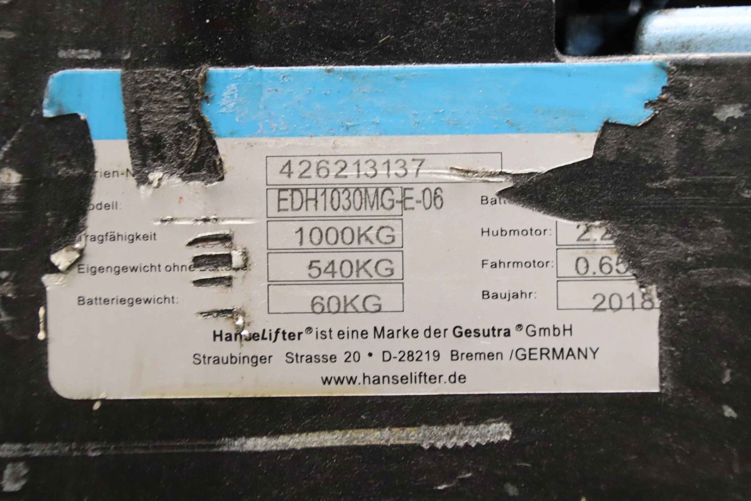 Höhenhubwagen von Hanselifter - EDH1030MG-E 06 – Bild 2