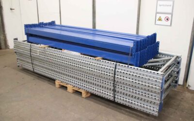 Palettenregal von SSI Schäfer - Feldbreite 2700 mm / 6 Felder / 17100 mm