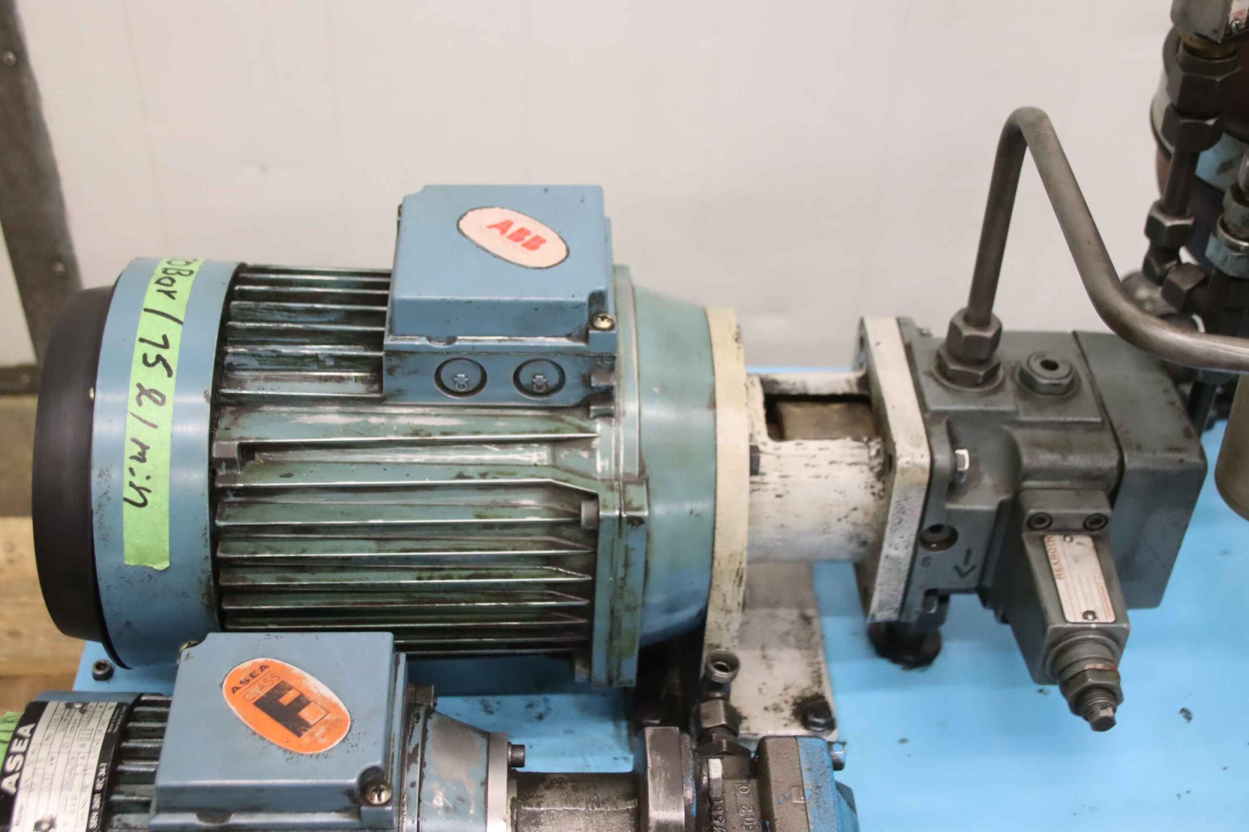 Hydraulikaggregat 2-fach 3 kW 150 bar / 0,37 kw 100 bar von ABB ASEA - 15 l/min / 0,8 l/min – Bild 9