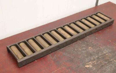 Alternative view of Maschinen-Transportrolle Panzerrolle 2 Stück von unbekannt - 805/160/H48 mm Messingrollen